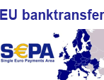 Fast and safe EU wide banktransfer without additonal costs.