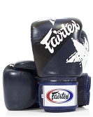 Fairtex Leather Boxing Gloves - Tight Fit - Nation Print 7