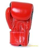 Fairtex Leather Boxing Gloves - Tight Fit - Nation Print 5