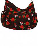 ModeS shoulder bag with Roses and Skulls 2