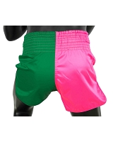 Fairtex BS1911 Muay Thai Short Pink/Green 4
