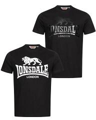Lonsdale dubbelpak t-shirts Kelso