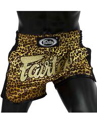 Fairtex BS1709 muay thai shorts Leopard
