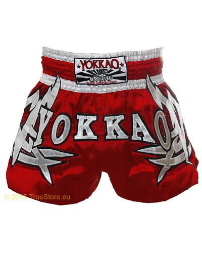 Yokkao Sudsakorn Sor. Klinmee Red Tribal thaiboks shorts 1