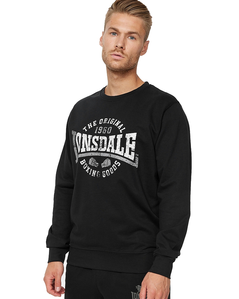 Lonsdale Rundhals Slimfit Sweatshirt Badfallister 1