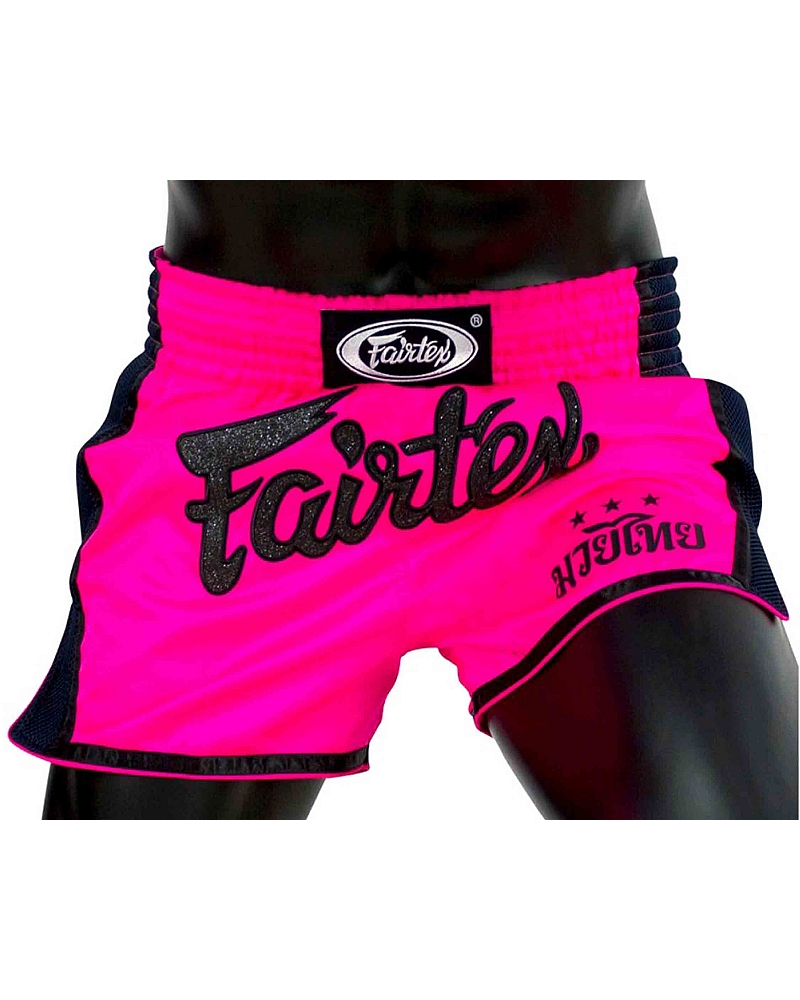 Fairtex BS1714 muay thai shorts Pink 1