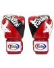 Fairtex Leather Boxing Gloves - Tight Fit - Nation Print 2