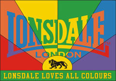 Het  Lonsdale Loves All Colour campaigne logo