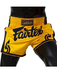 Fairtex Muay Thai Short BS1701 Yellow Satin