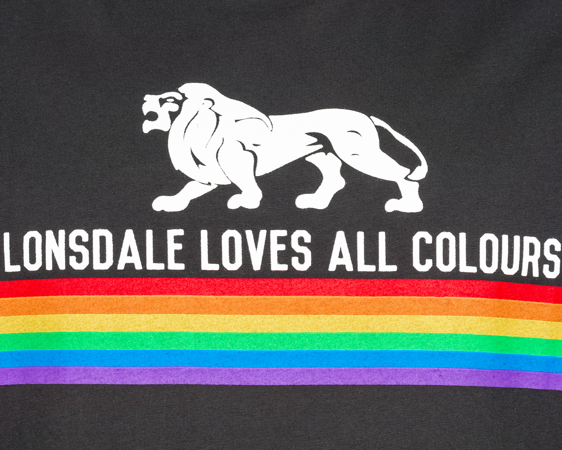 Lonsdale Loves All Colours T-Shirt Nelson