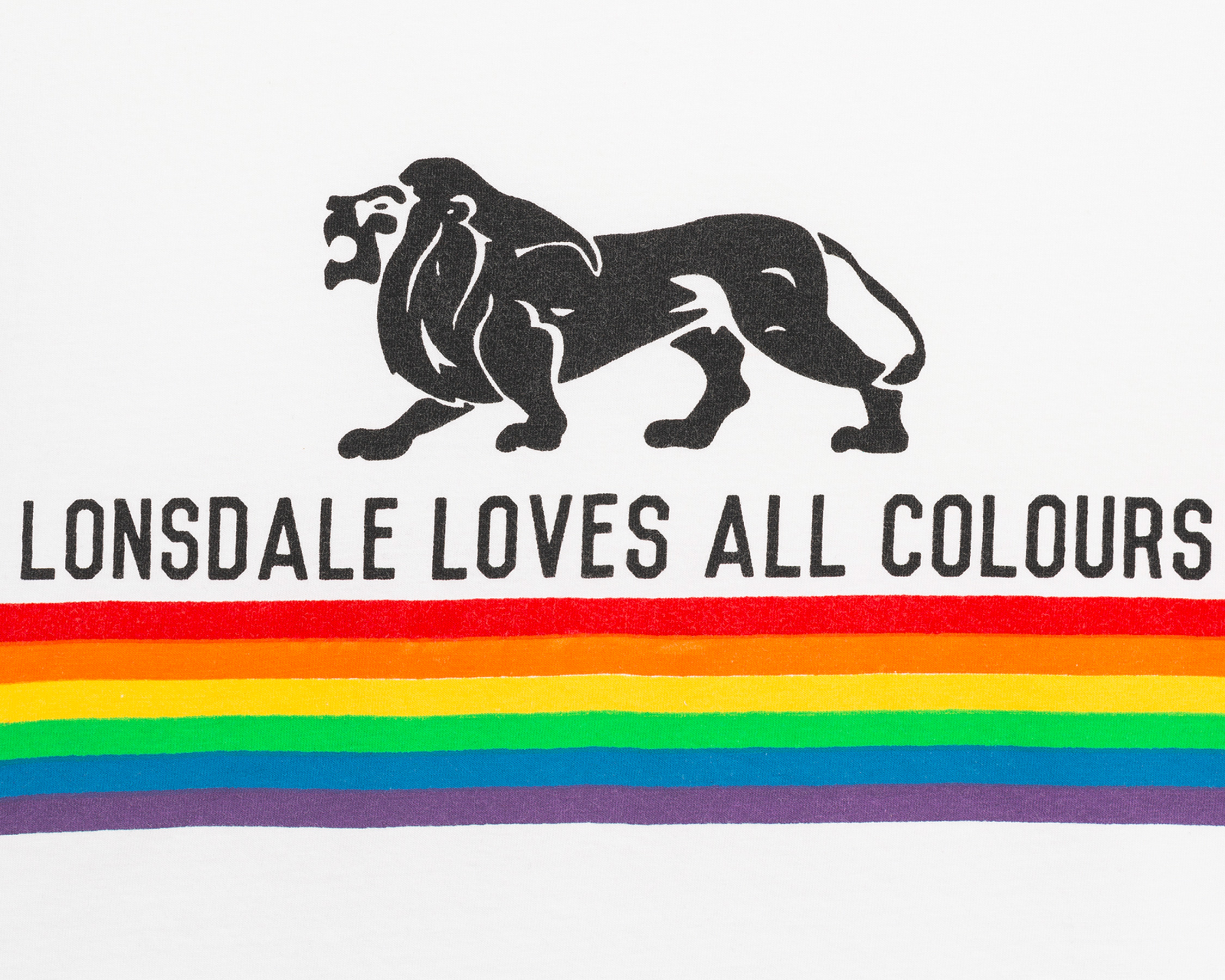 Lonsdale Loves All Colours T-Shirt Nelson