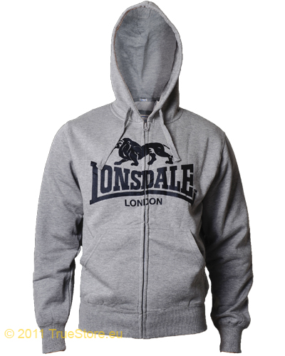 Lonsdale London Multon Hoody Kapuzenpullover Lonsdale London Sweater Marl grey