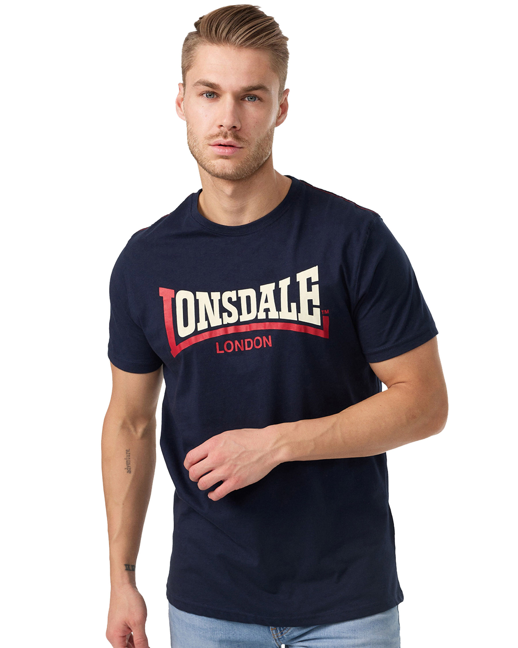 Lonsdale T-Shirt Two Tone - Marineblau