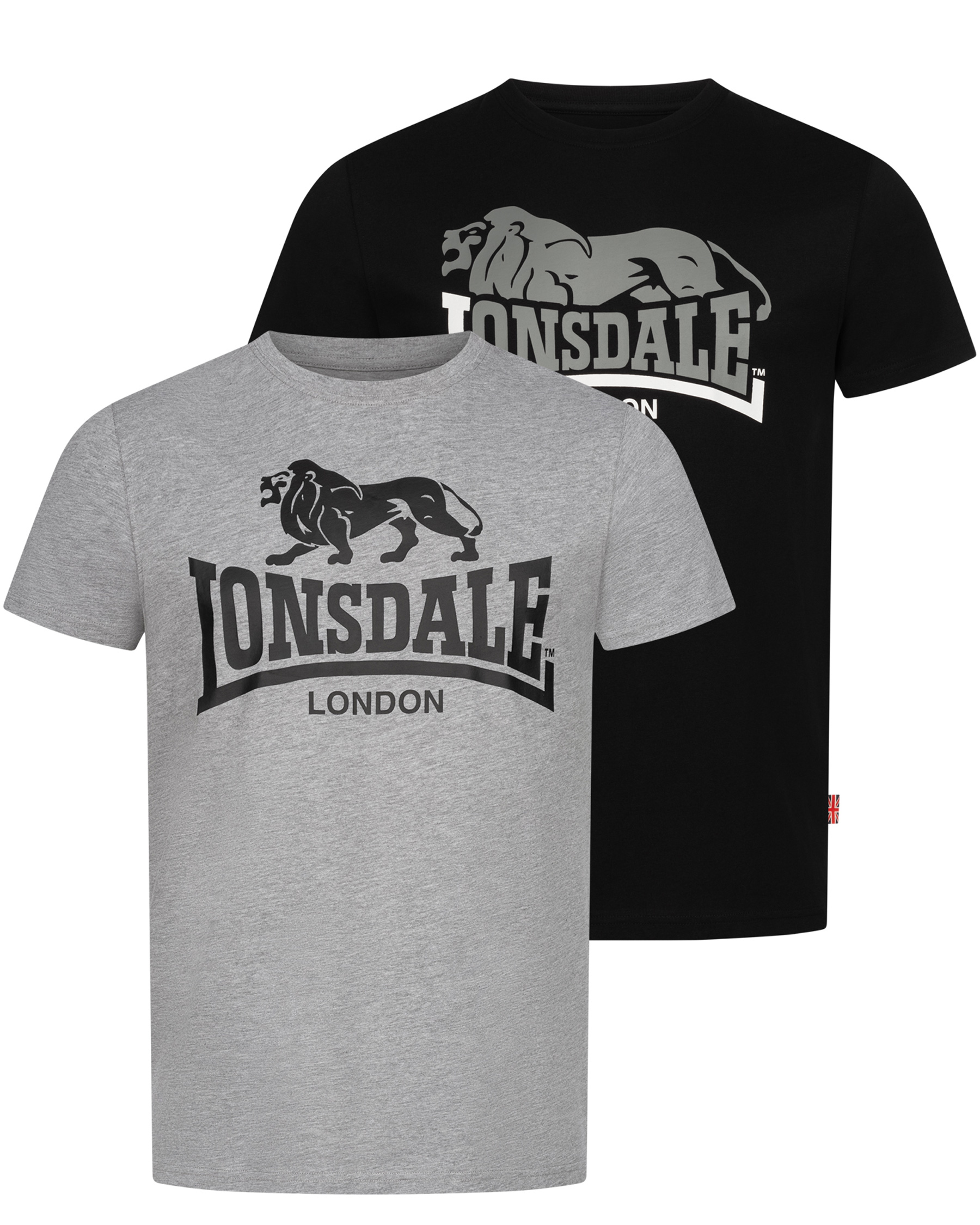 Lonsdale dubbelpak t-shirt Loscoe