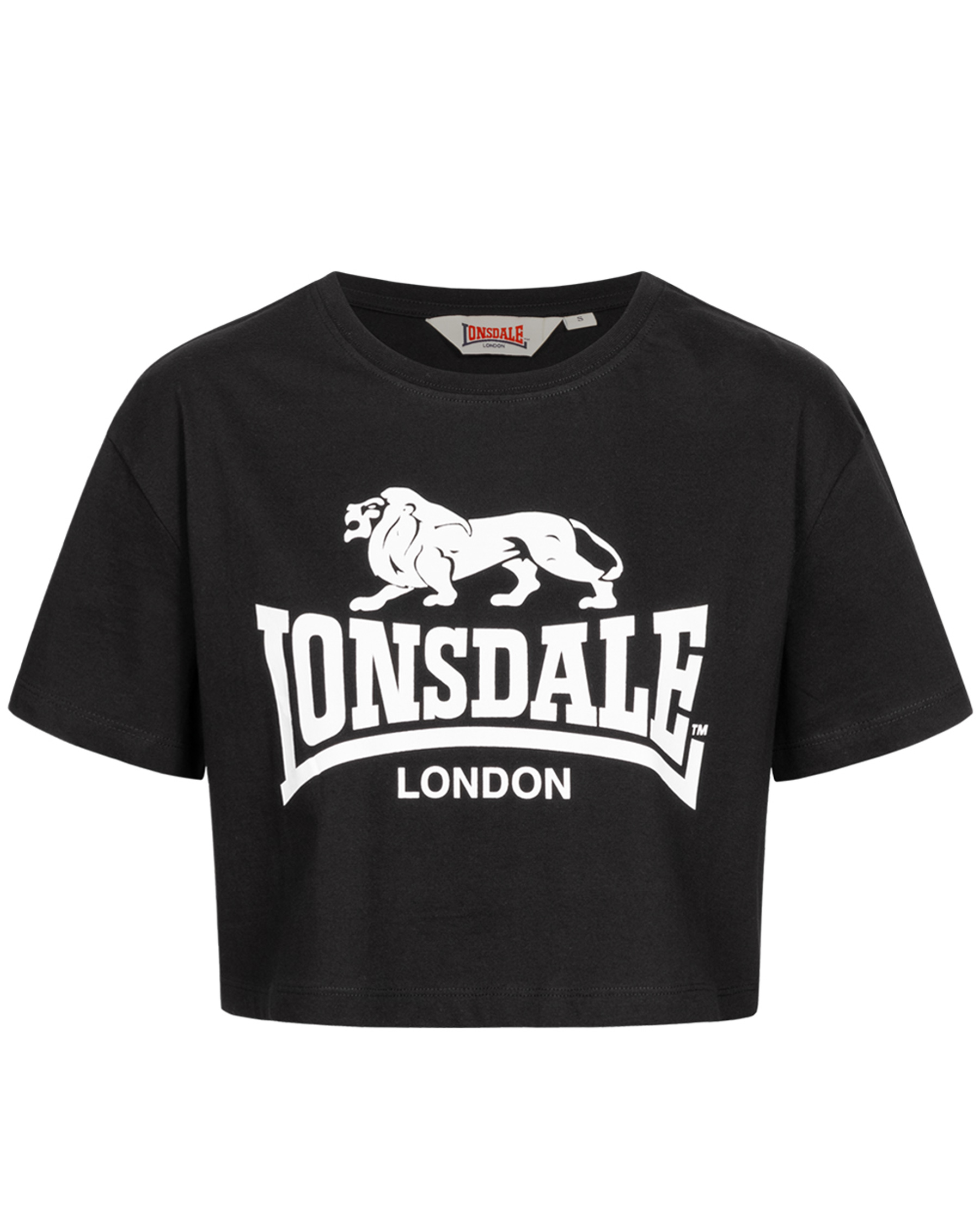 Lonsdale Damen Cropped T-Shirt Gutch Common - Picture 3 of 8