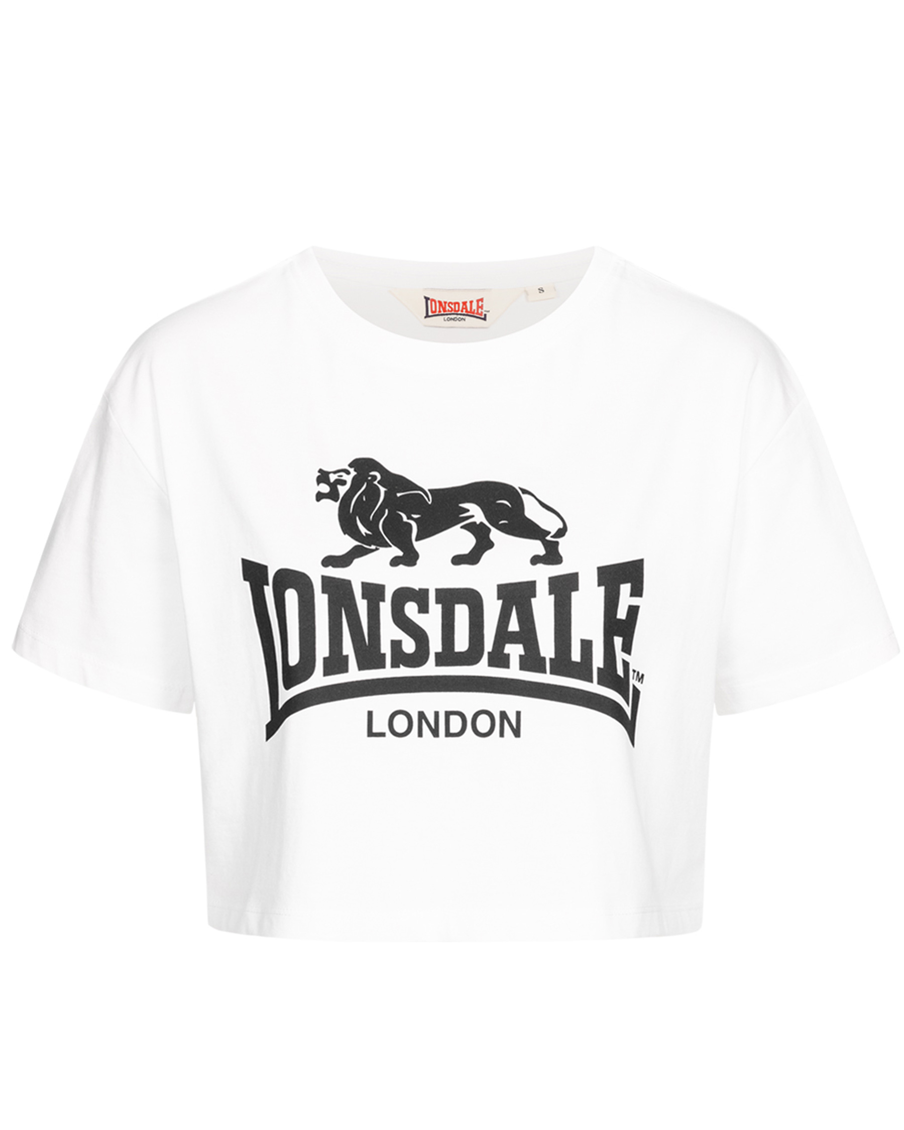Lonsdale Damen Cropped T-Shirt Gutch Common - Picture 6 of 8