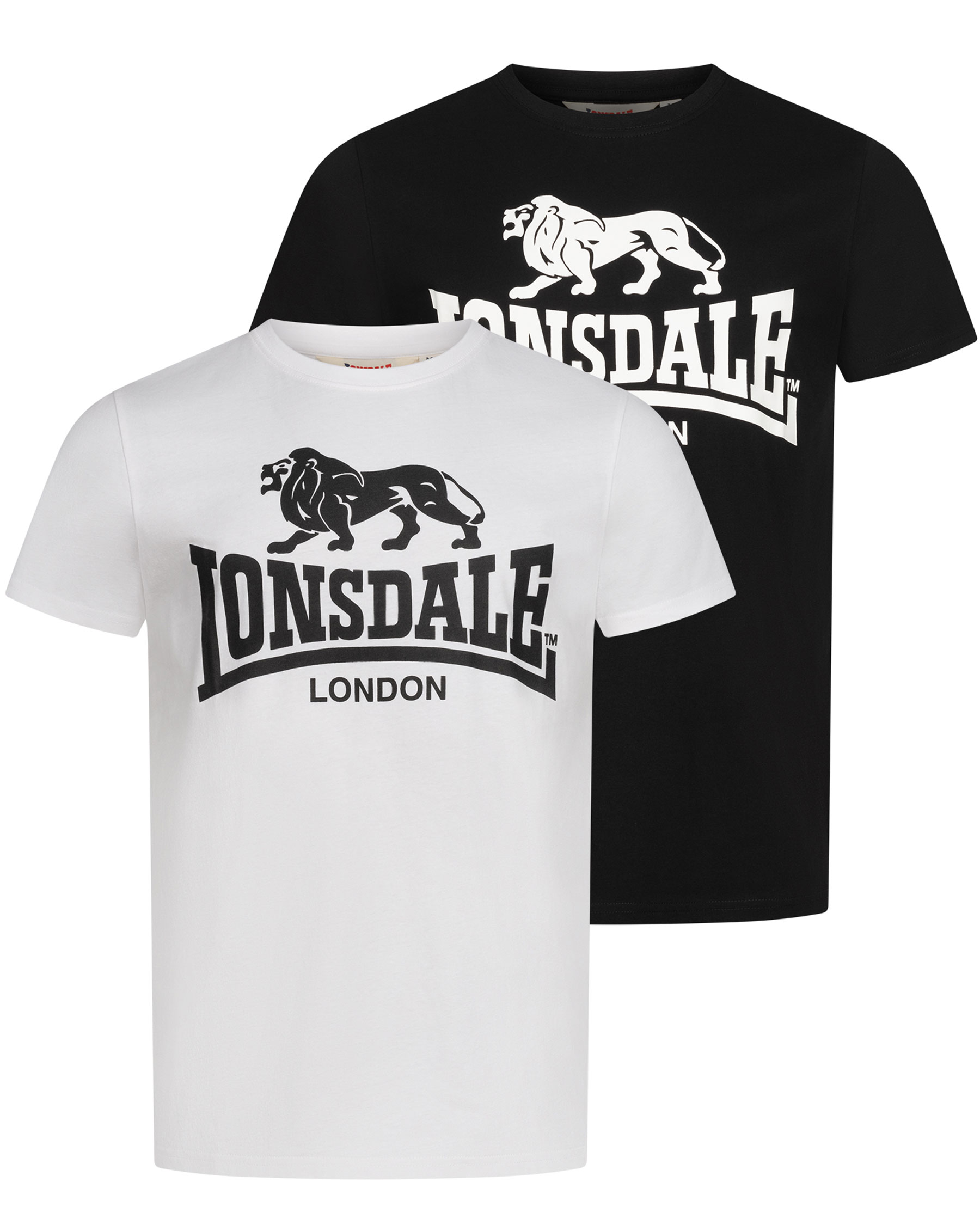 Lonsdale dubbelpak t-shirts Kelso