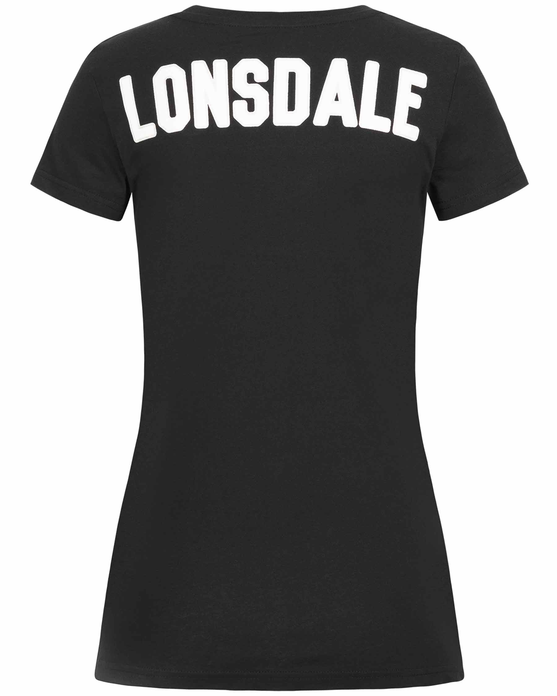 Lonsdale London Frauen T-Shirt Helmsley schwarz Damen Tshirt