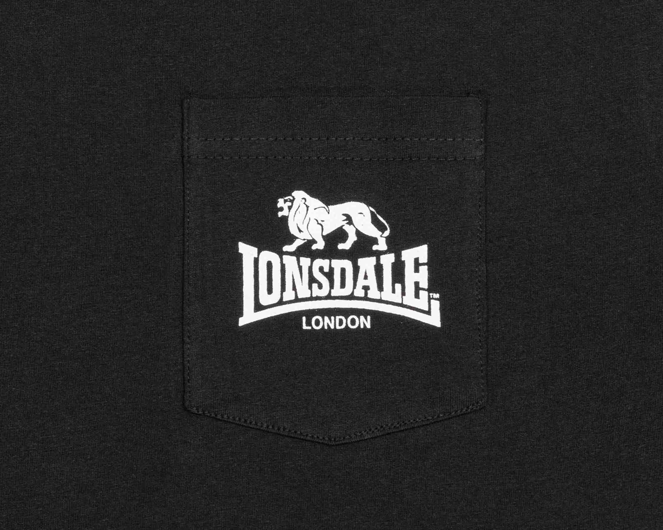 Lonsdale regulär fit T-Shirt Sussex im Doppelpack