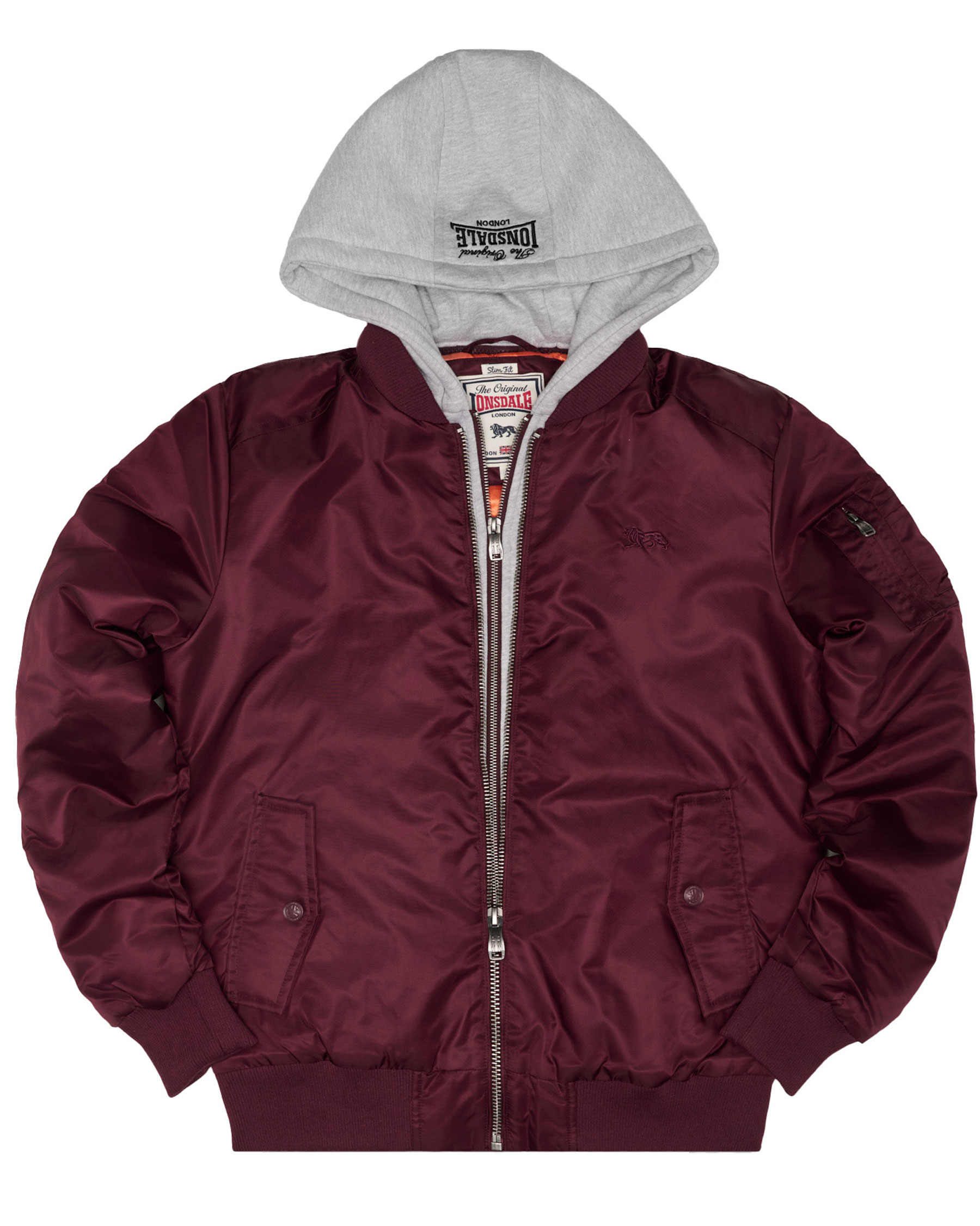 Lonsdale hooded flight jacket All Seasons