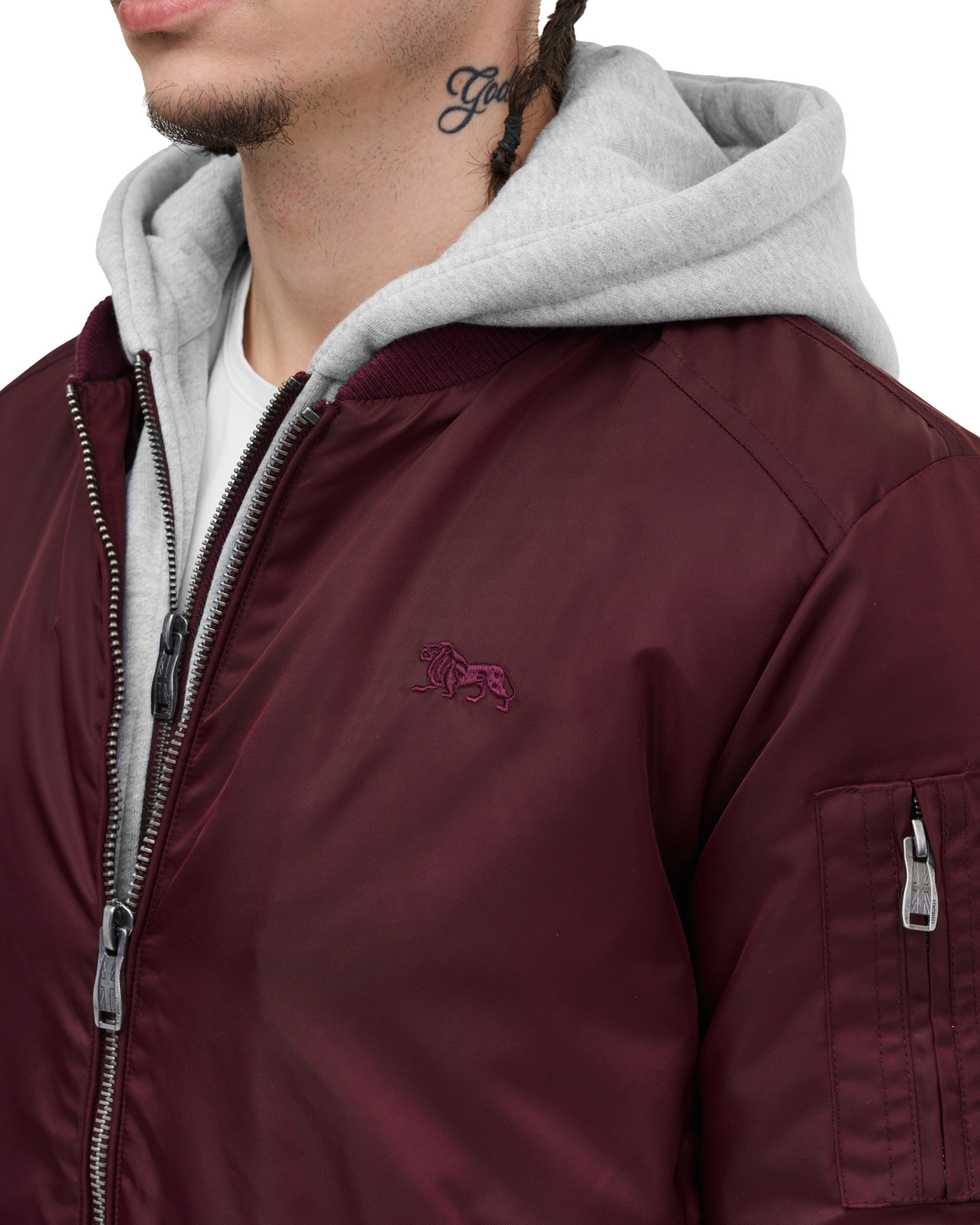 Lonsdale hooded flight jacket All Seasons