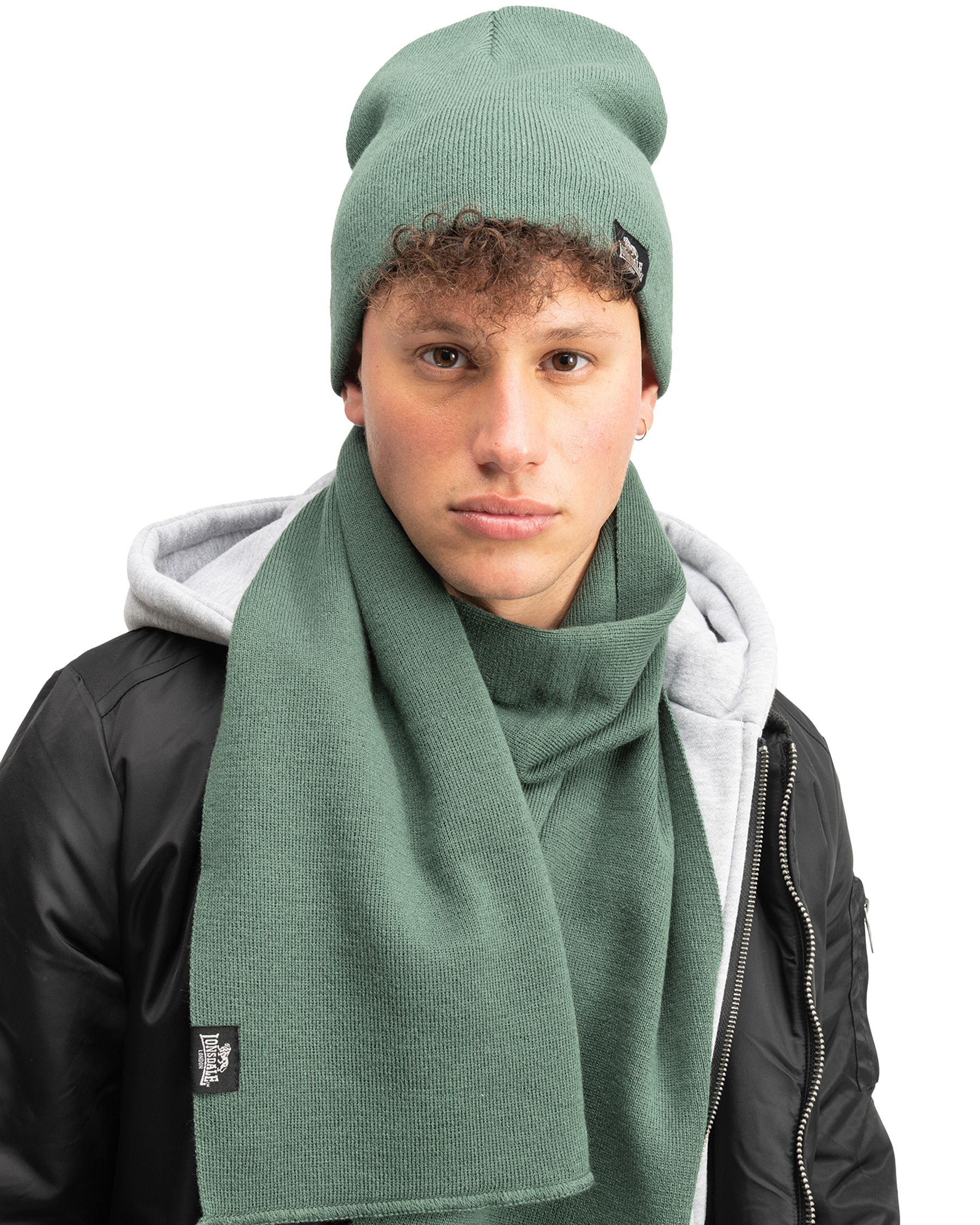 Lonsdale London Mützen und Schalset Leafield