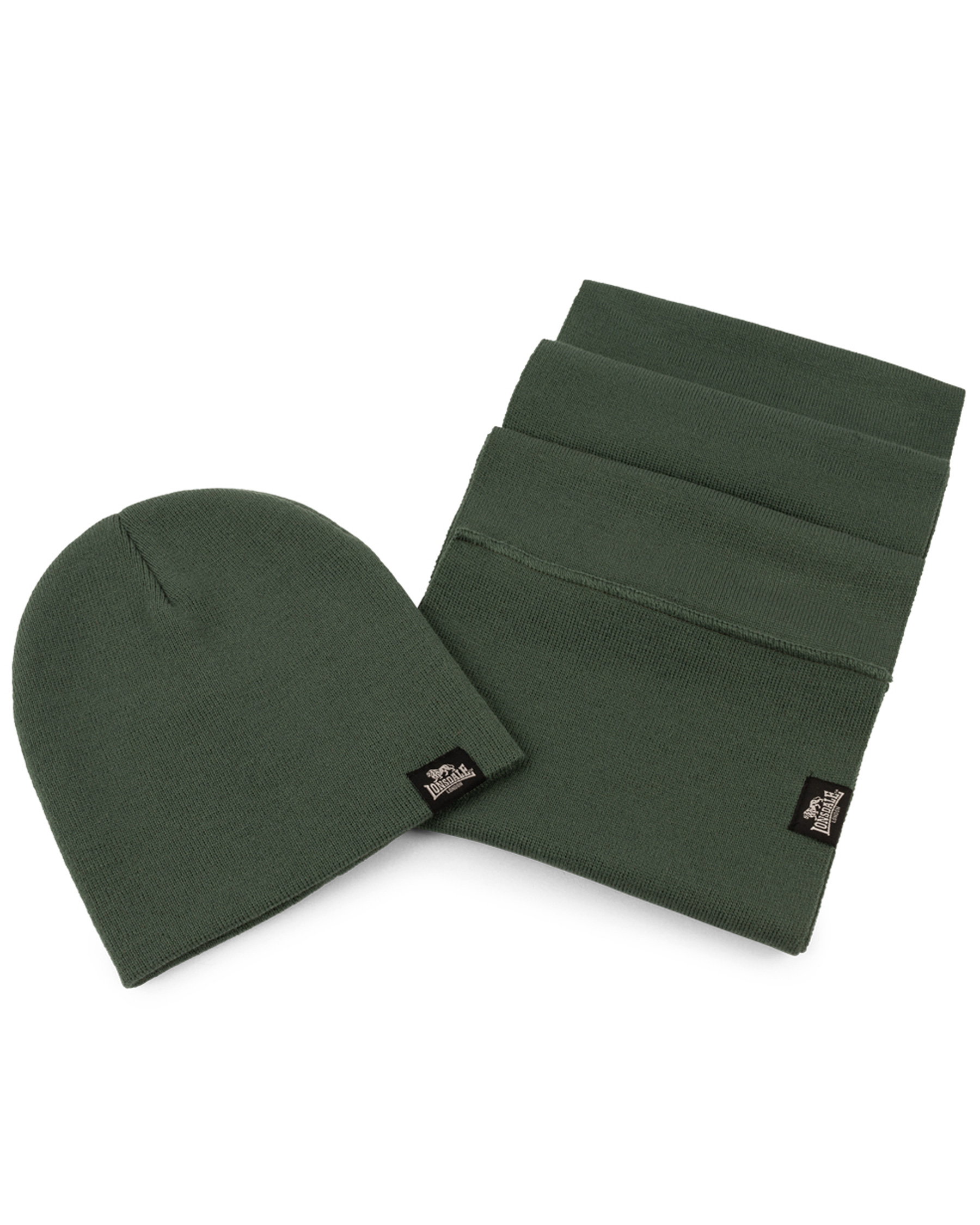 Lonsdale London Mützen und Schalset Leafield