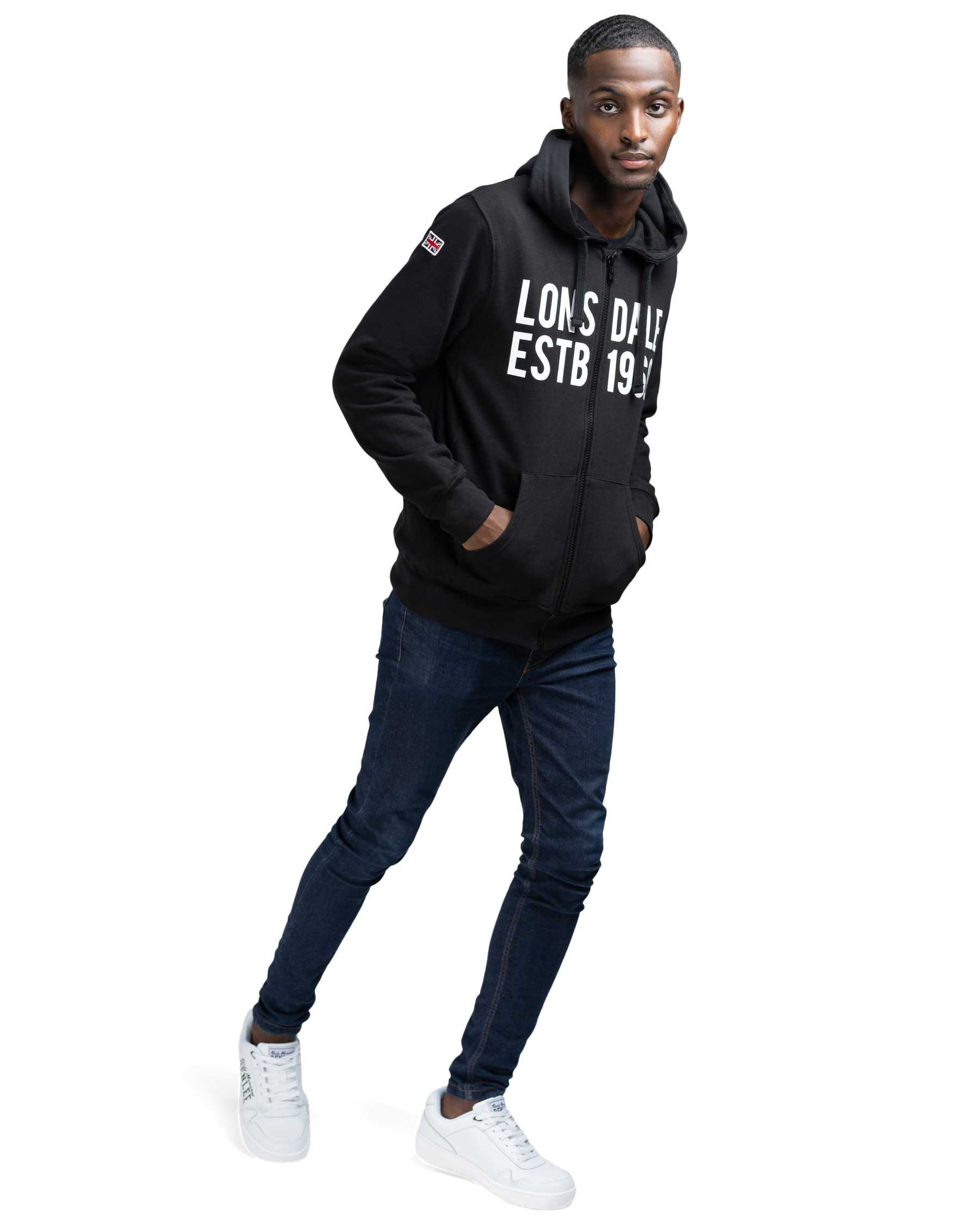 Lonsdale hooded sweatjacket Solfach