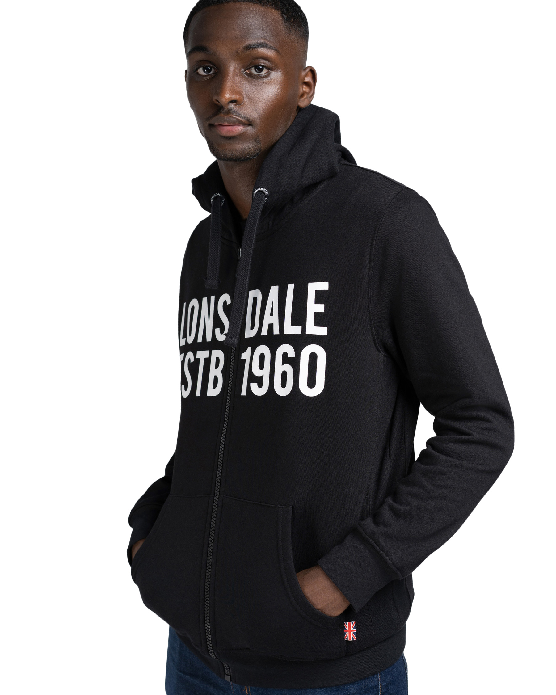 Lonsdale hooded sweatjacket Solfach