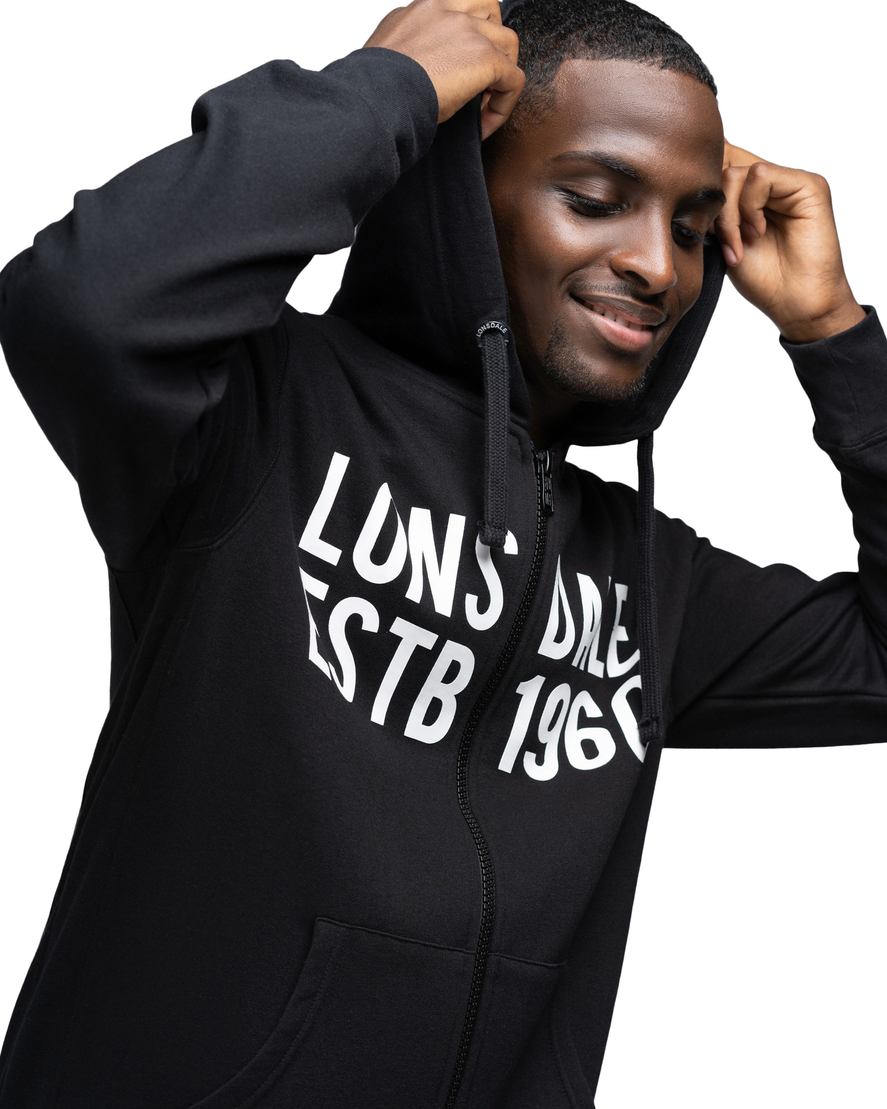 Lonsdale hooded sweatjacket Solfach