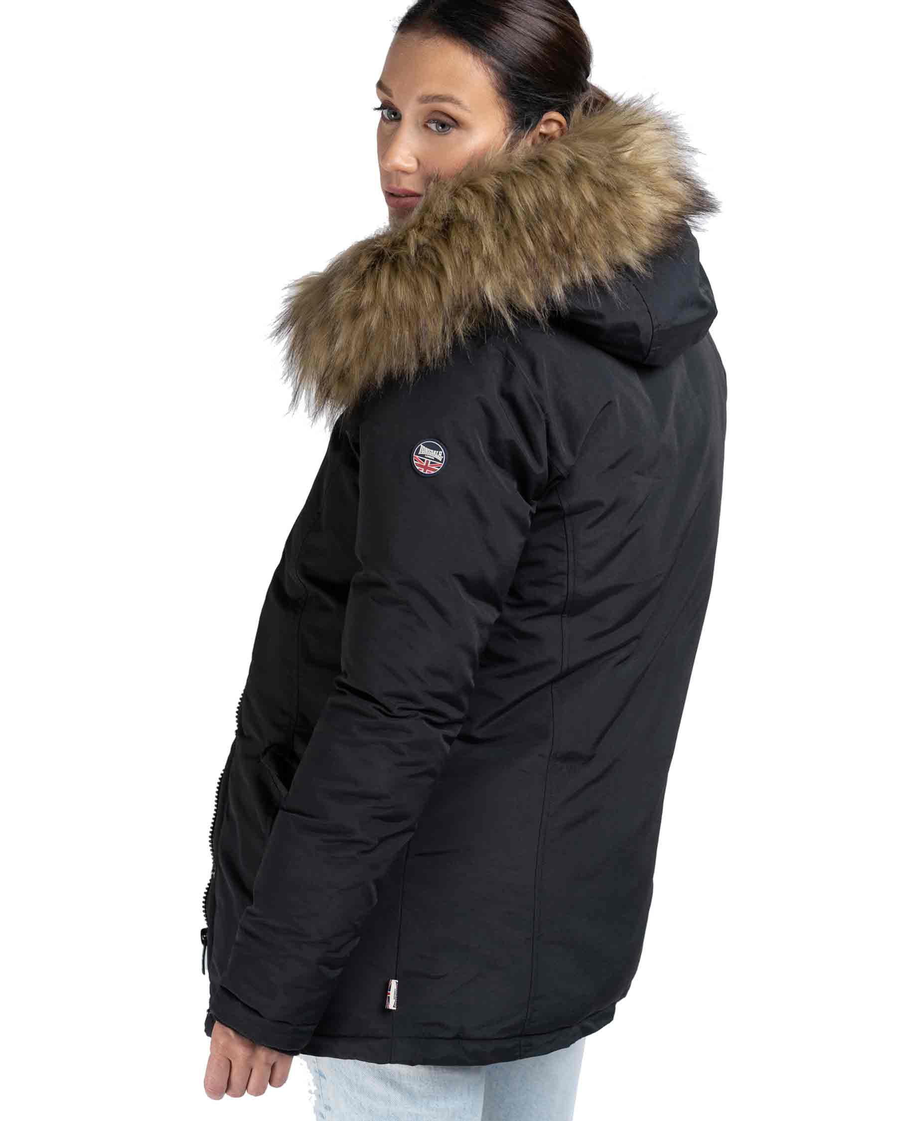 hooded Jackets - London Ladies - Lonsdale parka Lonsdale ladies coat Kimmeridge