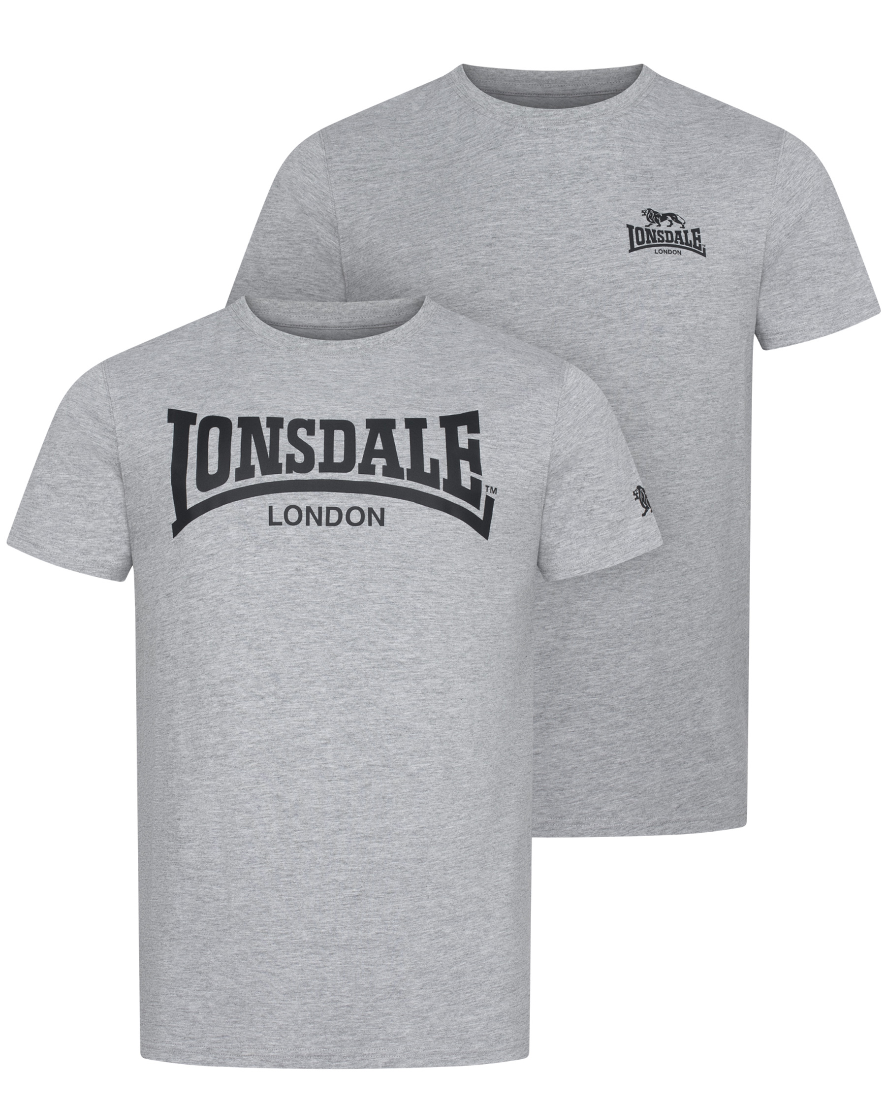 Lonsdale t-shirt Piddinghoe in dubbelpak