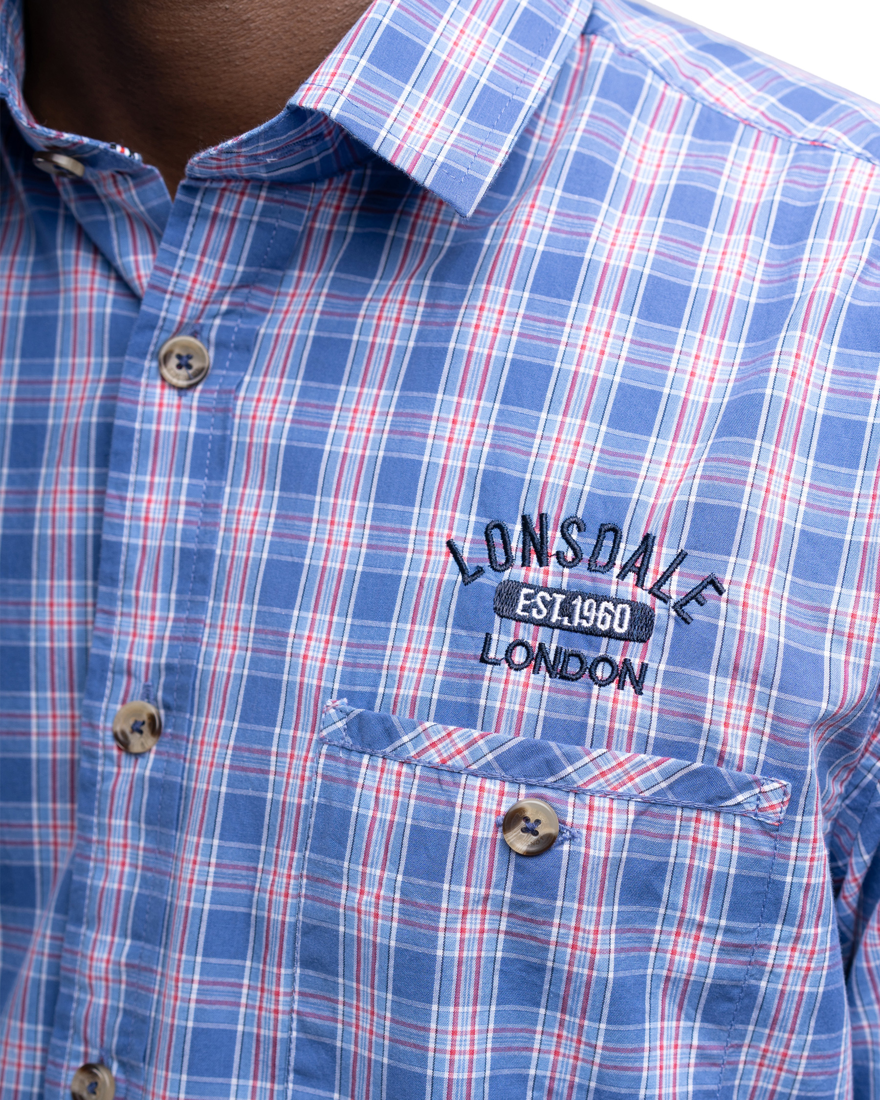 Lonsdale kurzarm Hemd Holmbusch