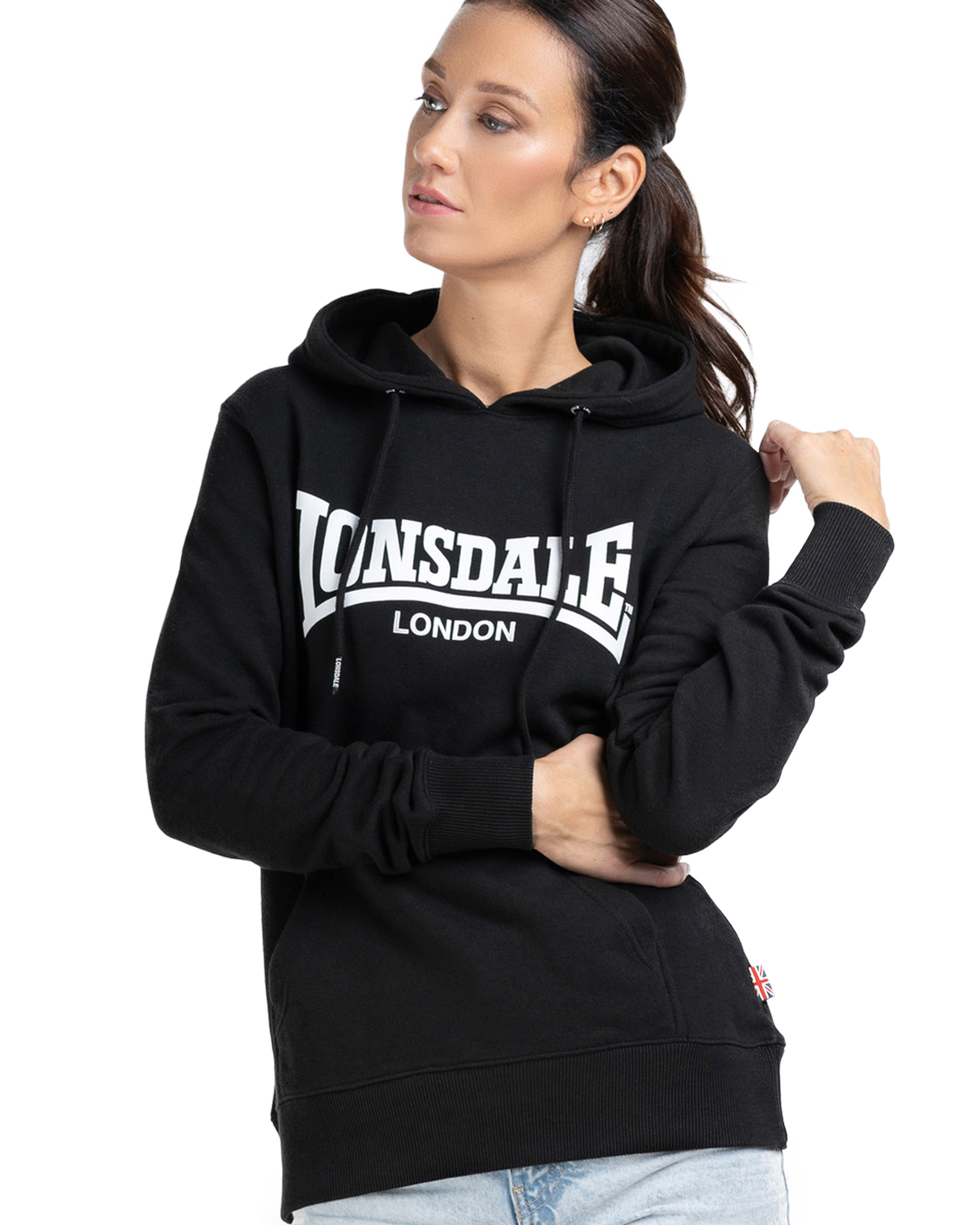 Lonsdale Kapuzensweatshirt - London Sweatshirts Damen Flookburgh Damen - Lonsdale