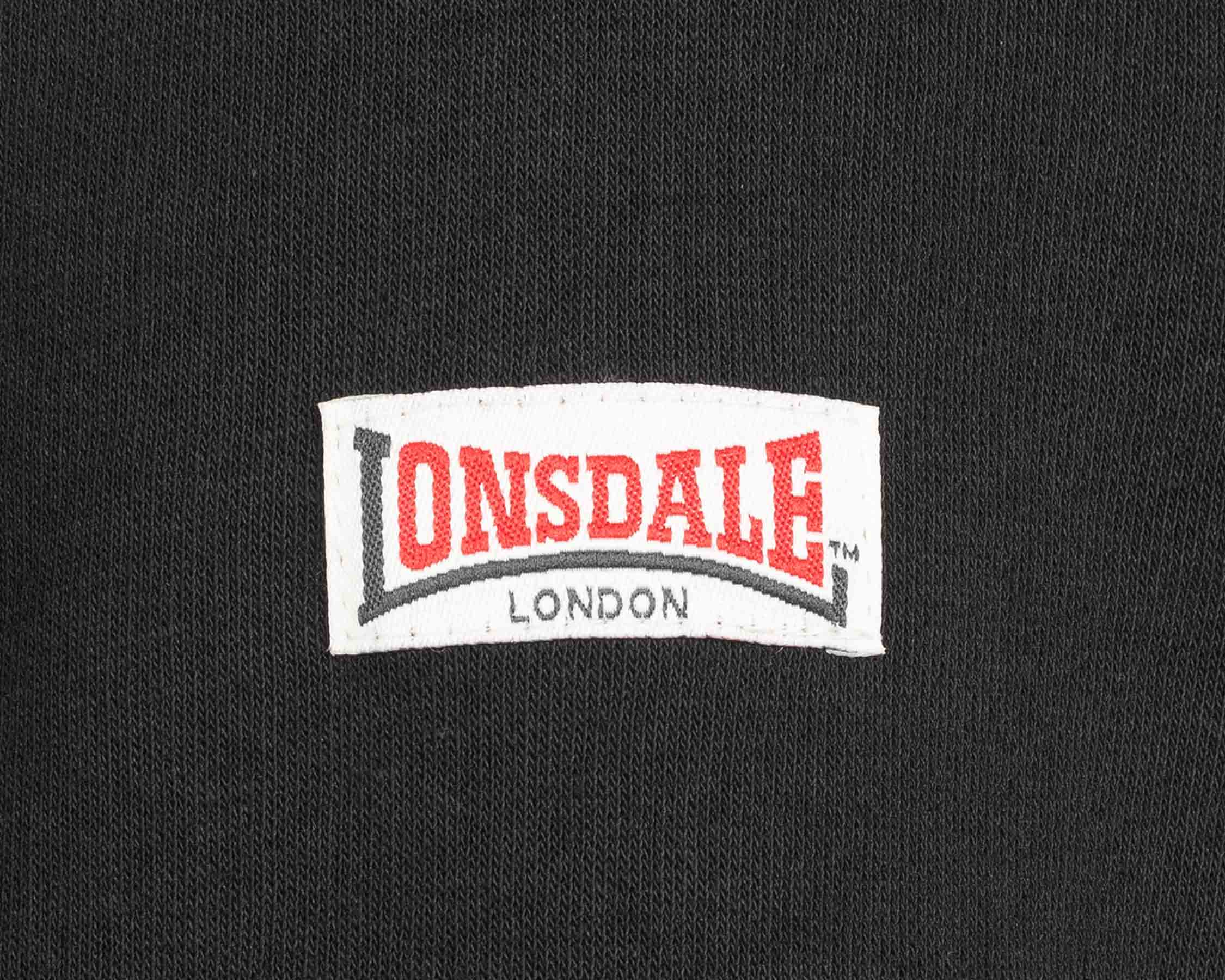 Lonsdale Slimfit Kapuzensweatshirt Hooded One Tone