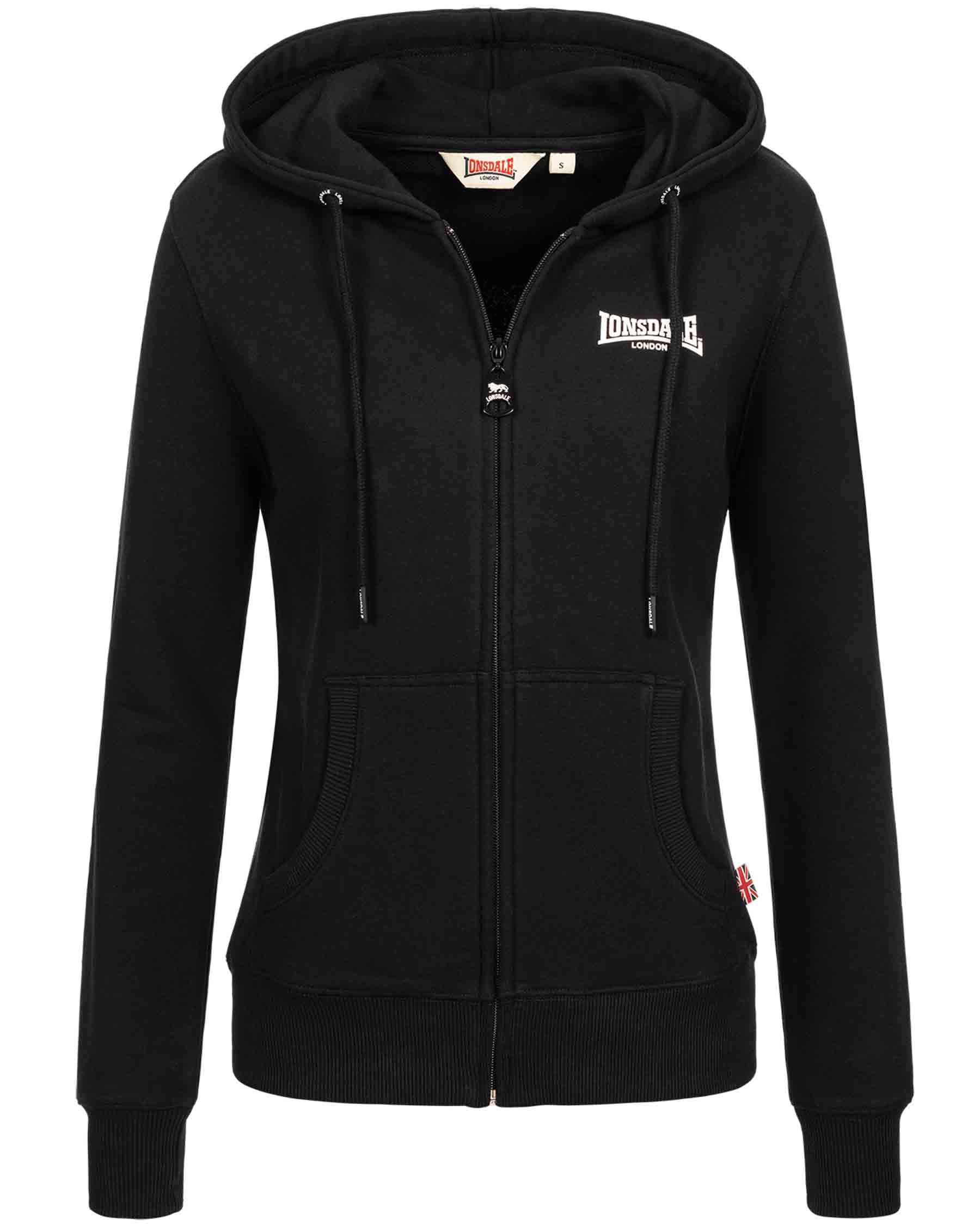 Lonsdale women hooded zipper top Calder Vale