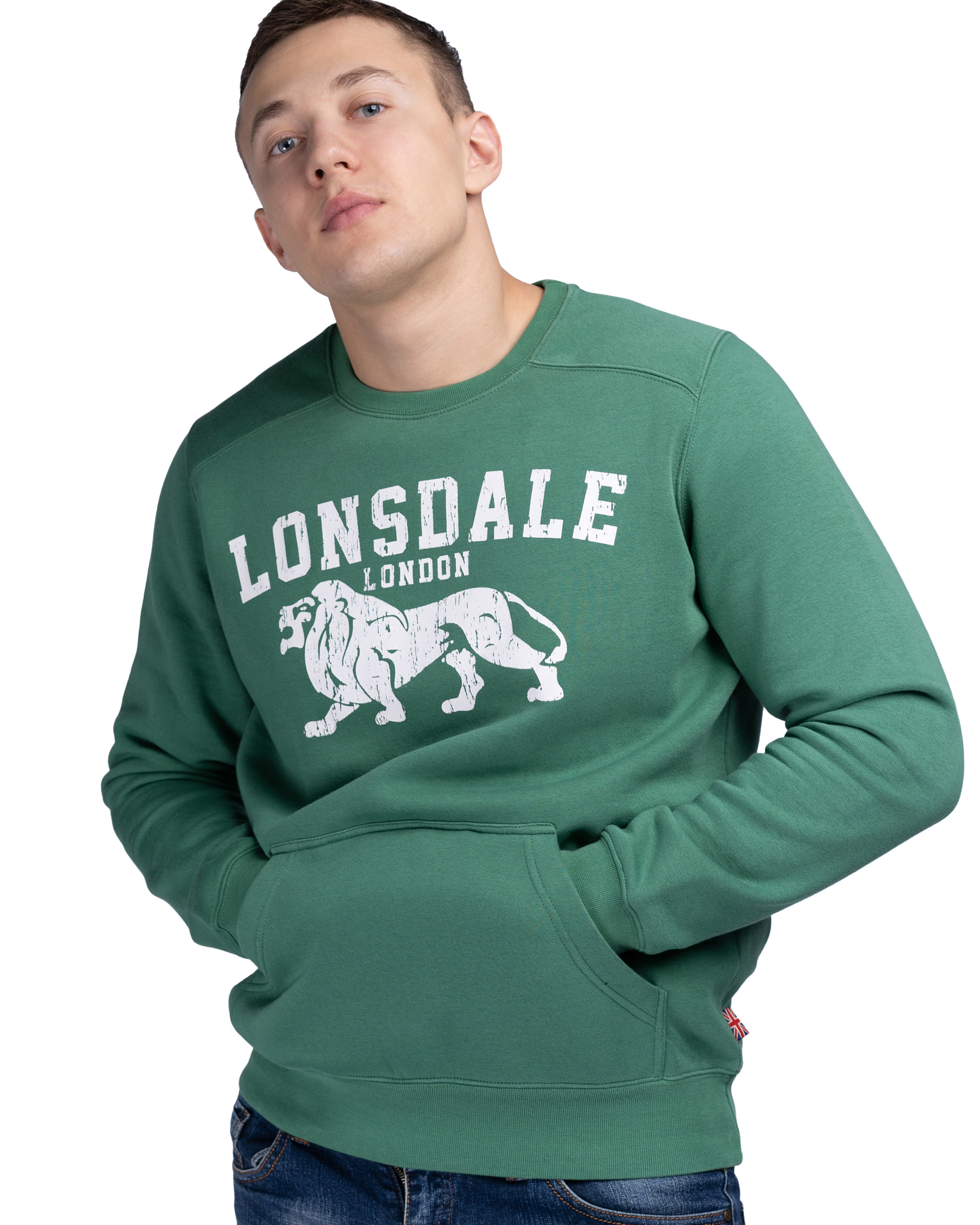 Lonsdale Rundhals Slimfit Sweatshirt Kersbrook