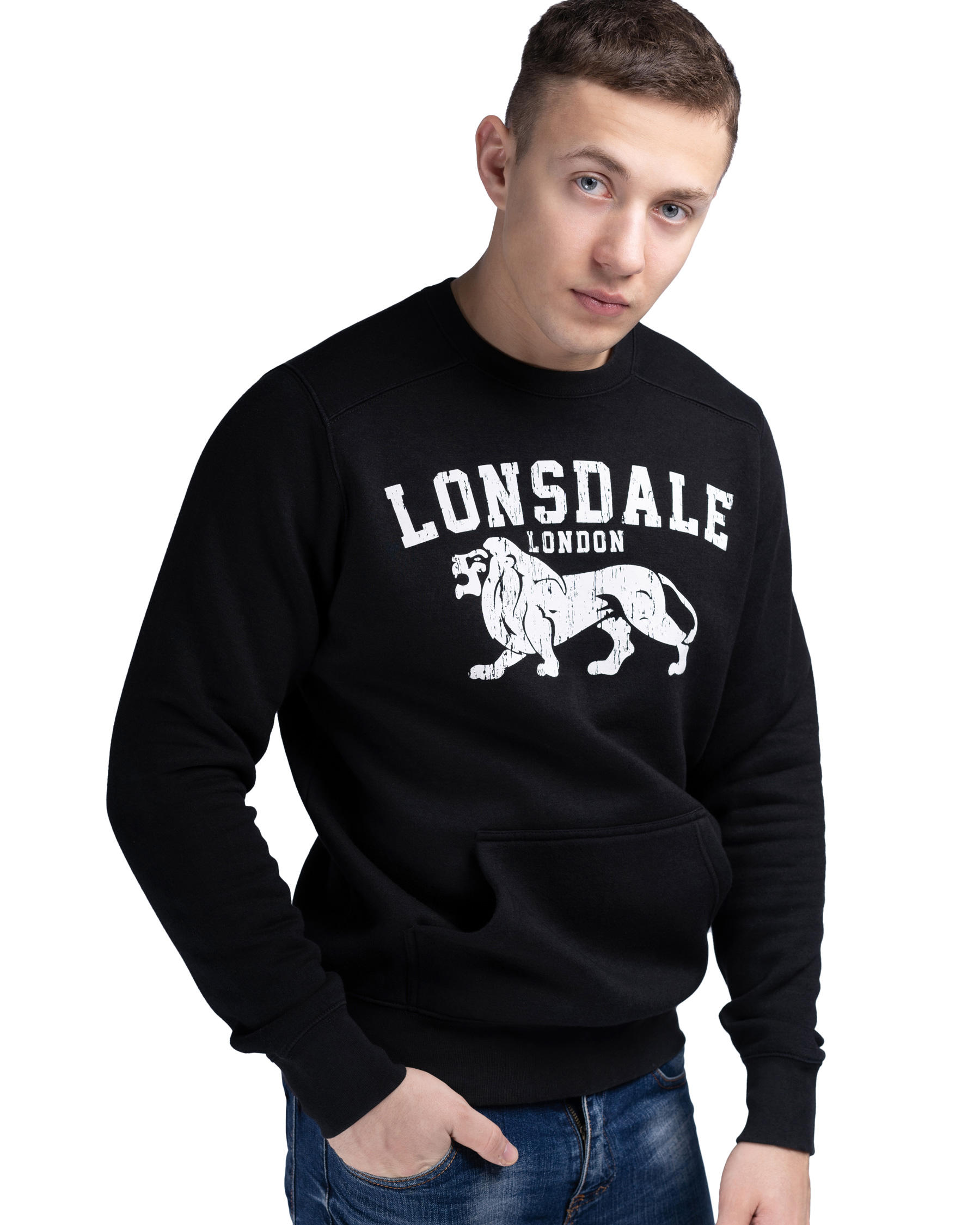 Lonsdale Rundhals Slimfit Sweatshirt Kersbrook