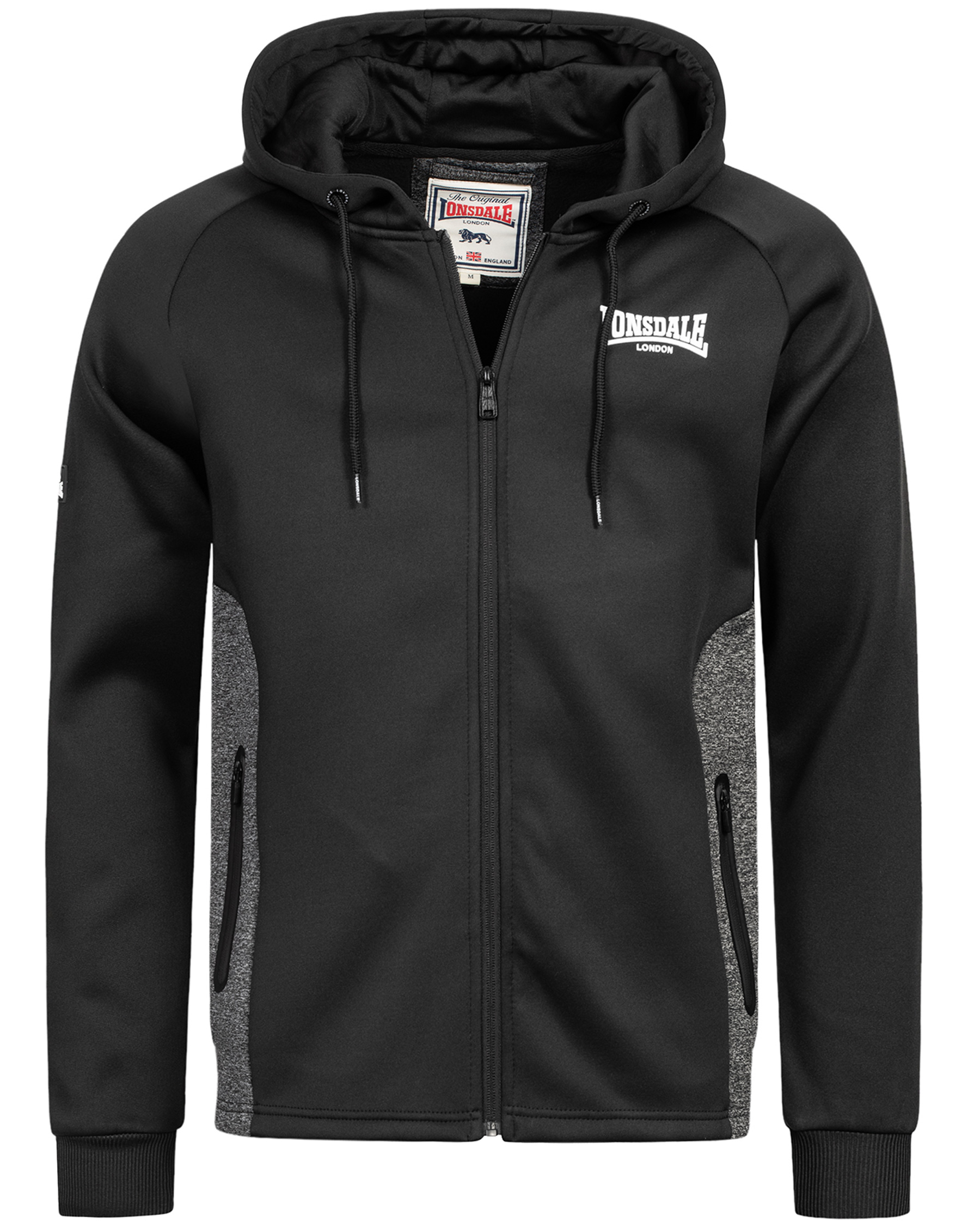 Lonsdale zip hoodie mens online