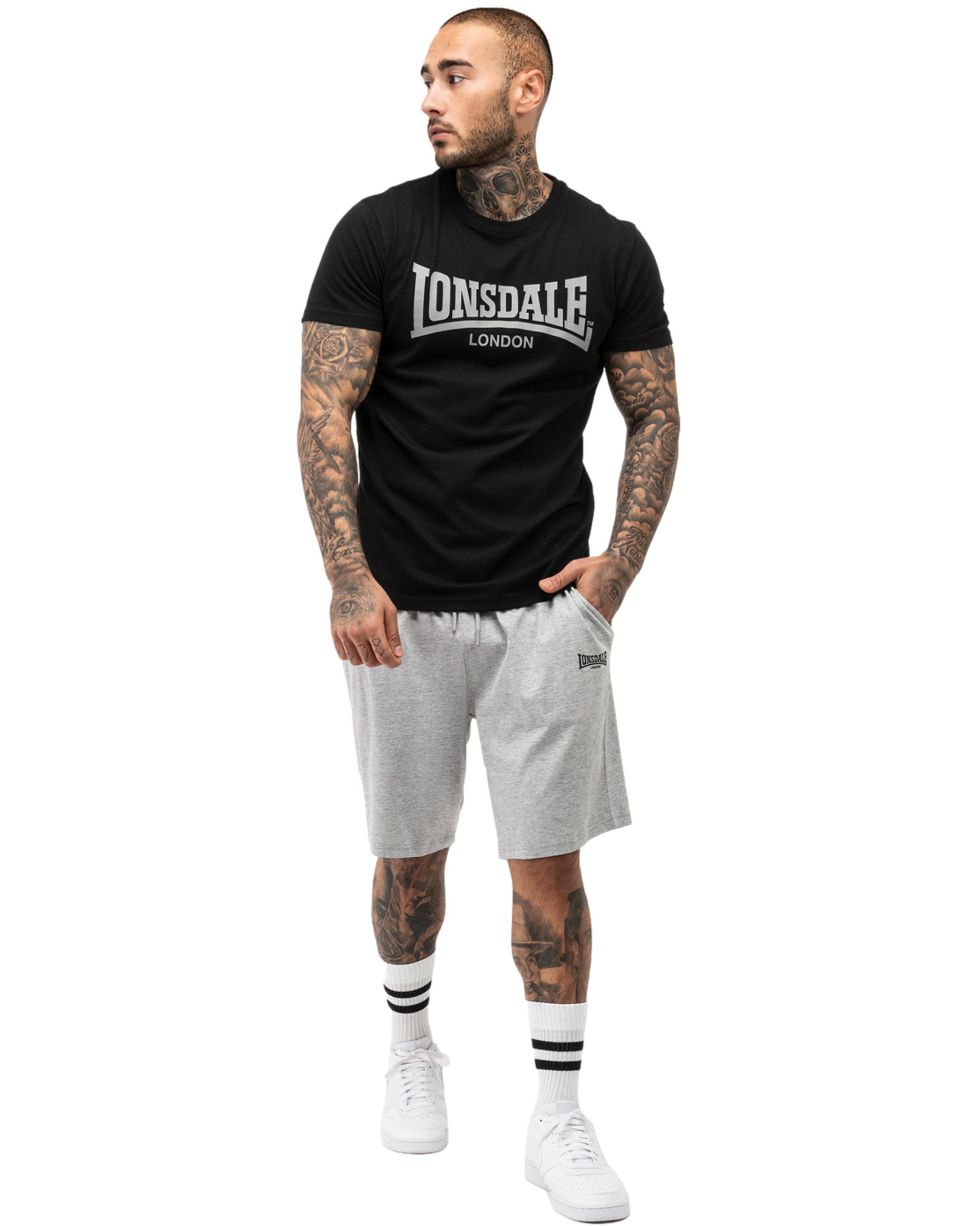 Lonsdale T-Shirt und Shorts Set Moy