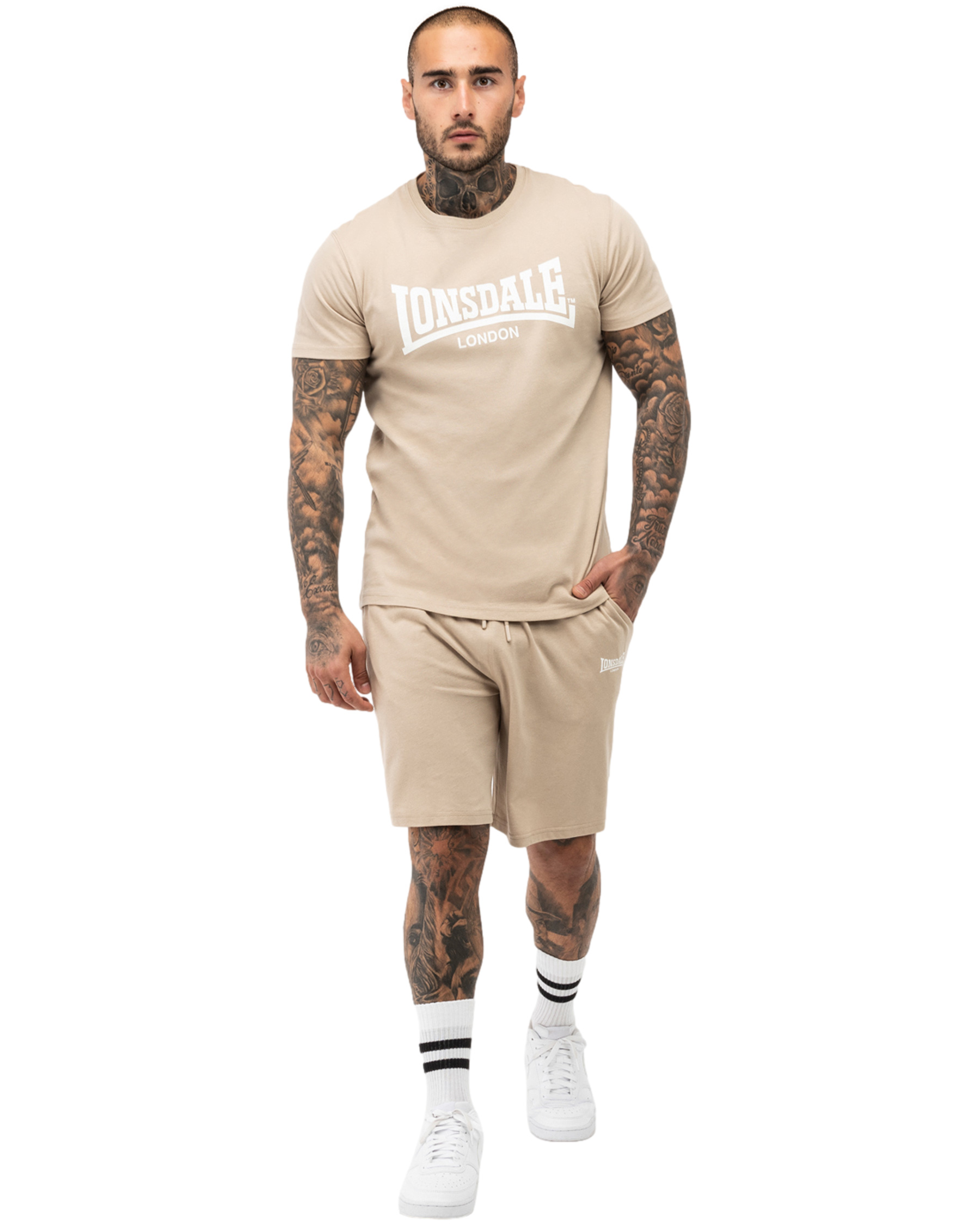 Lonsdale T-Shirt und Shorts Set Moy