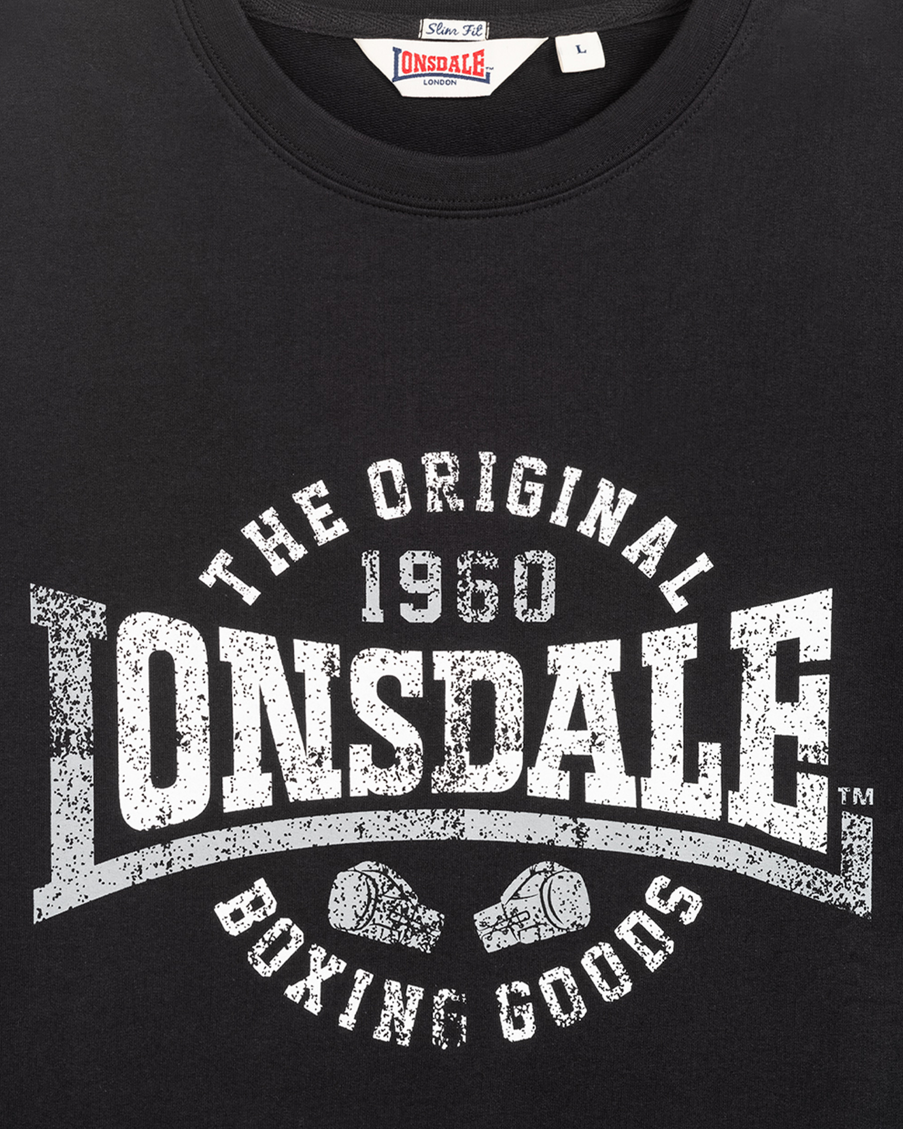Lonsdale Rundhals Slimfit Sweatshirt Badfallister