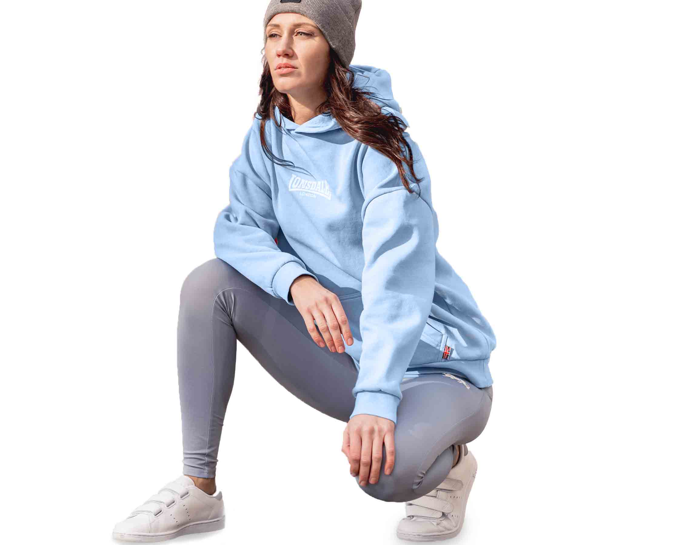 Lonsdale Damen oversized Hoodie Kilmote