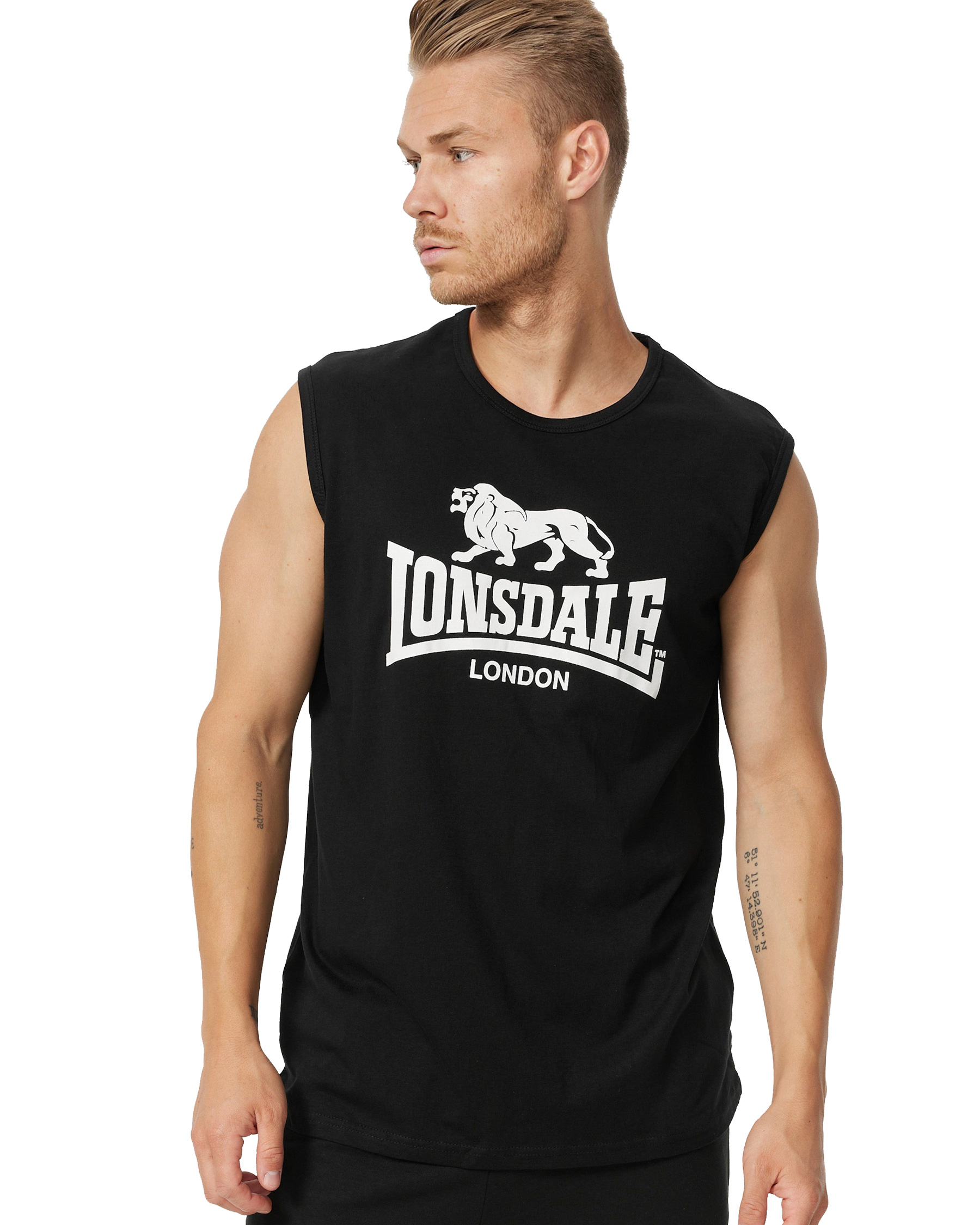 Lonsdale ärmeloses T-Shirt Clopton