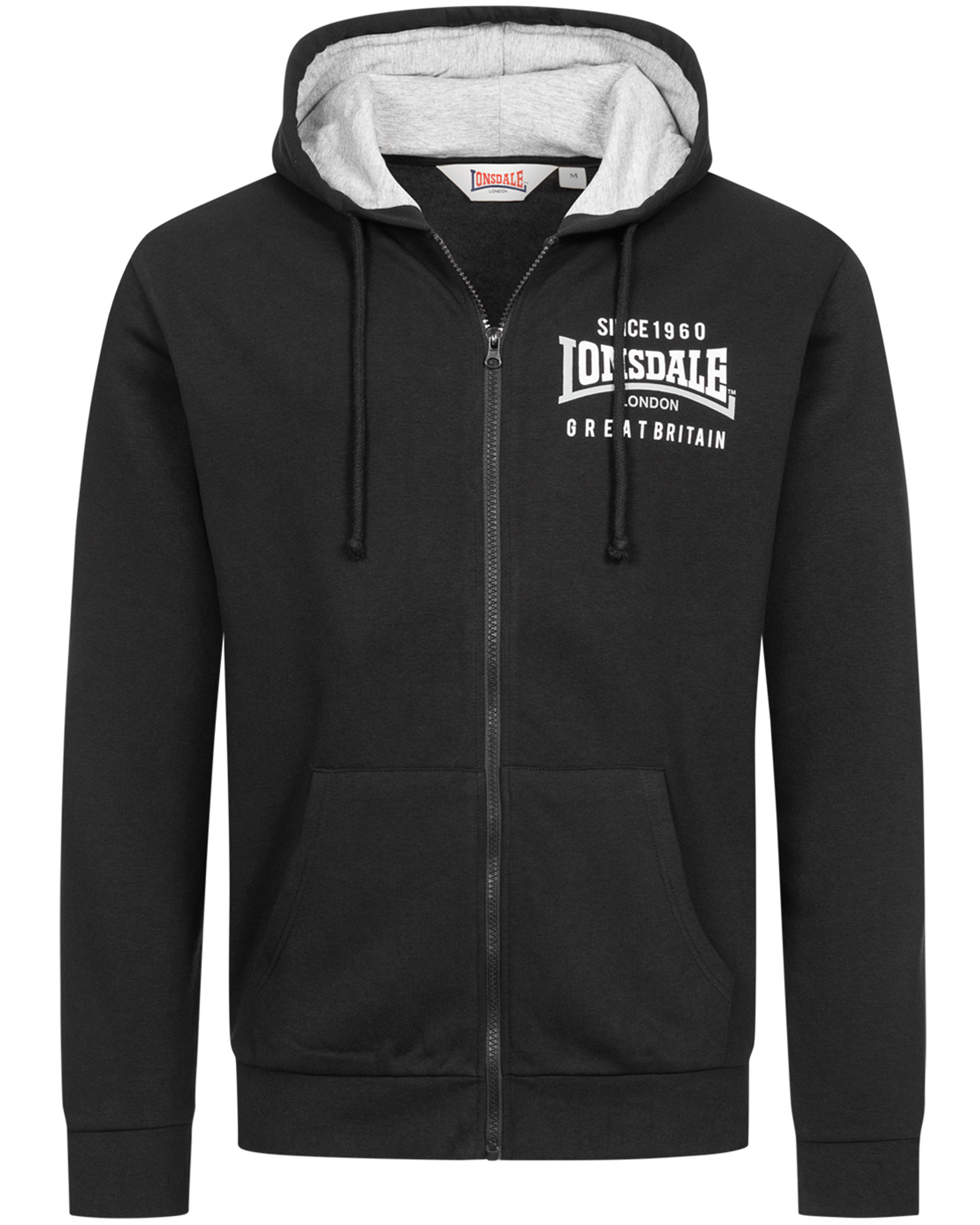 Lonsdale poly cheap zip hoody mens