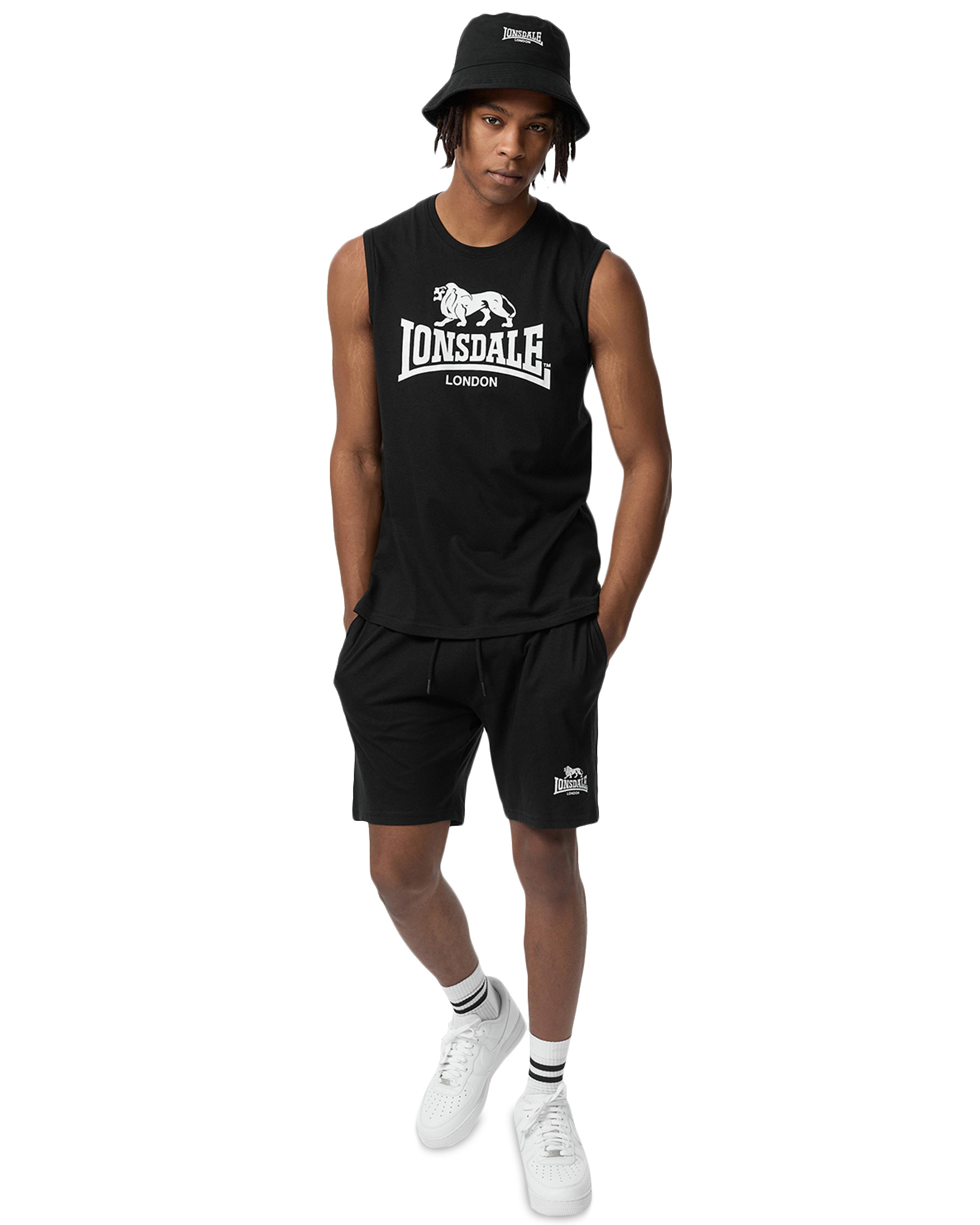 Lonsdale T-Shirt und Shorts Set Allanton