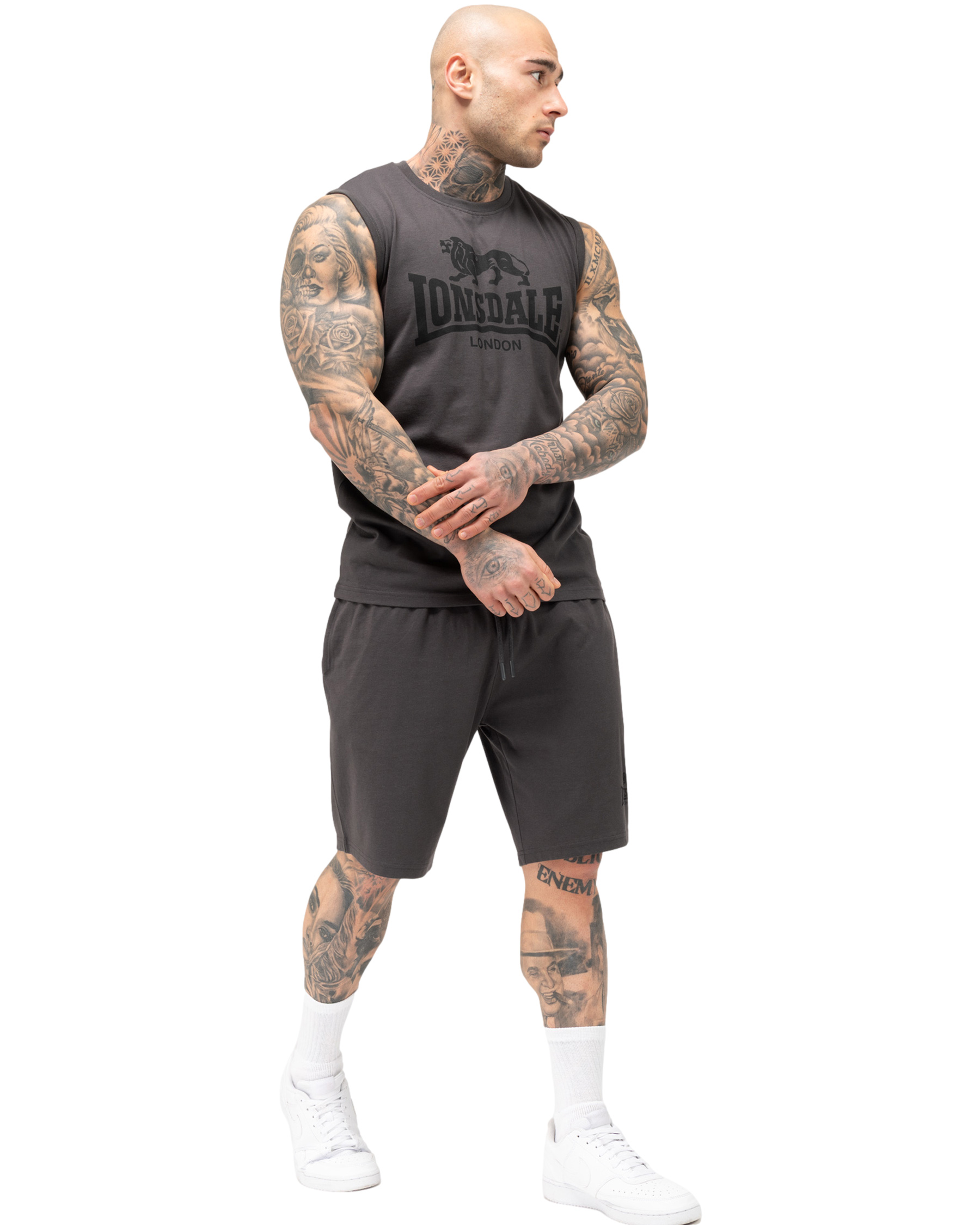 Lonsdale T-Shirt und Shorts Set Allanton