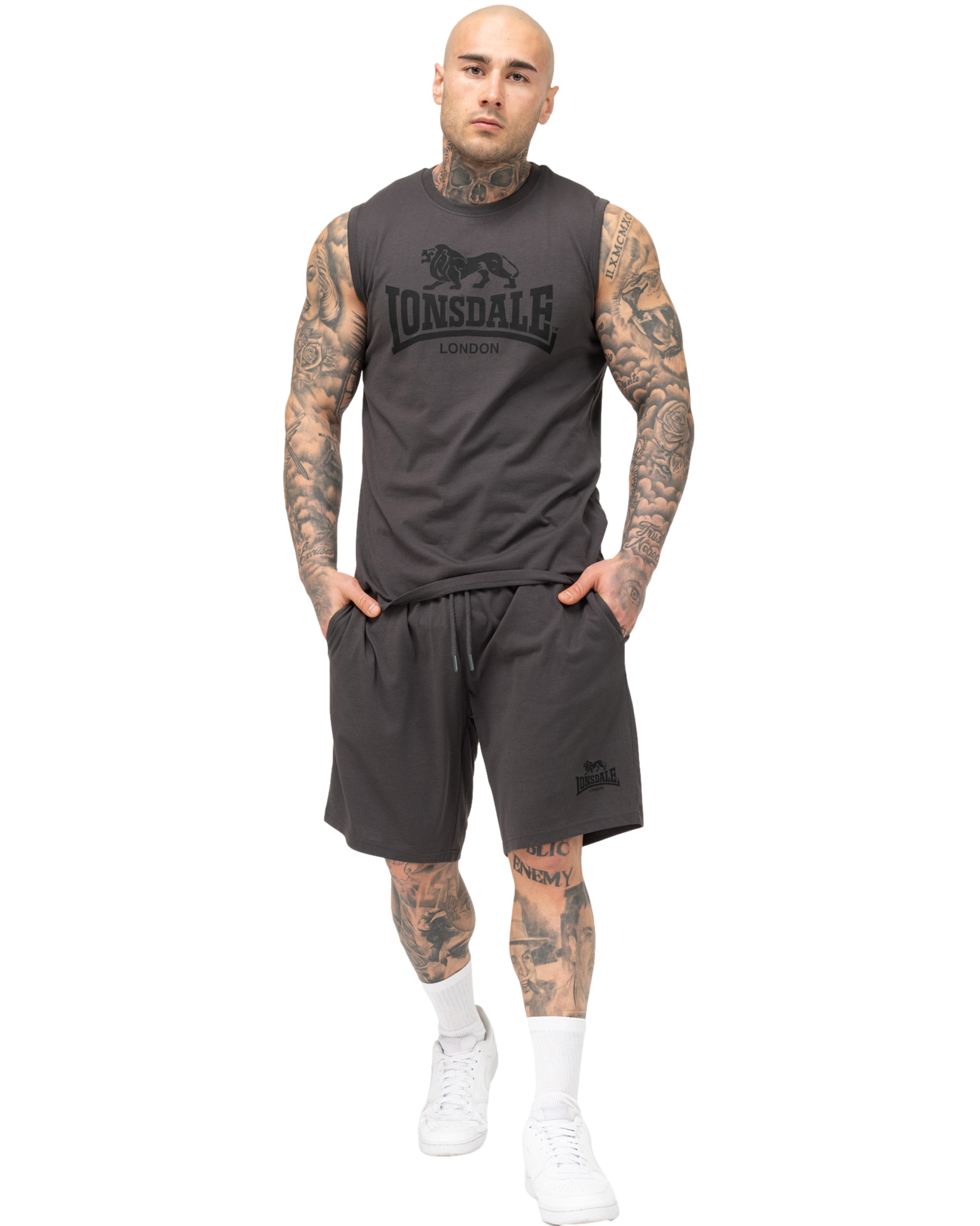 Lonsdale T-Shirt und Shorts Set Allanton