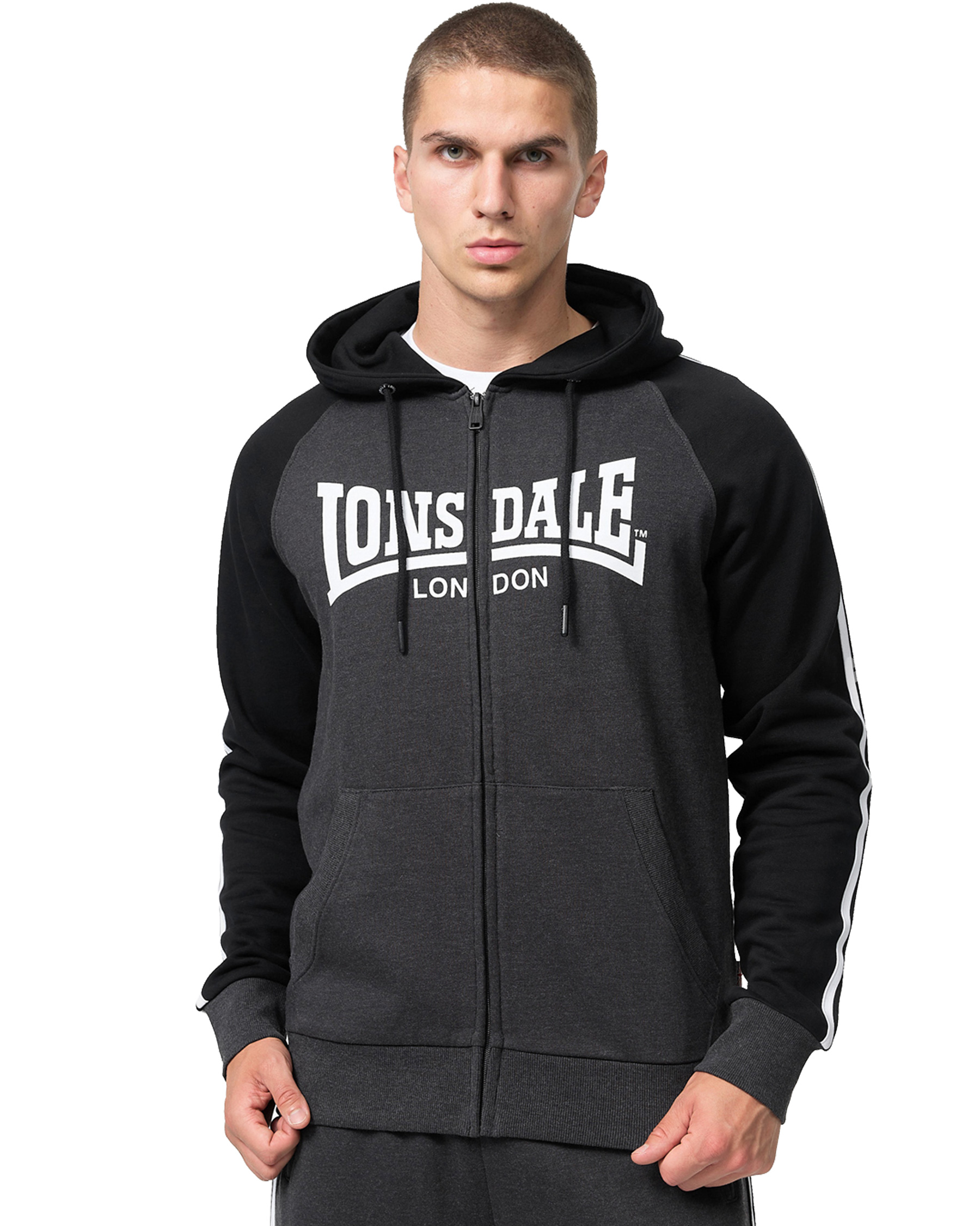 Lonsdale hooded zipper sweatshirt Glentruan