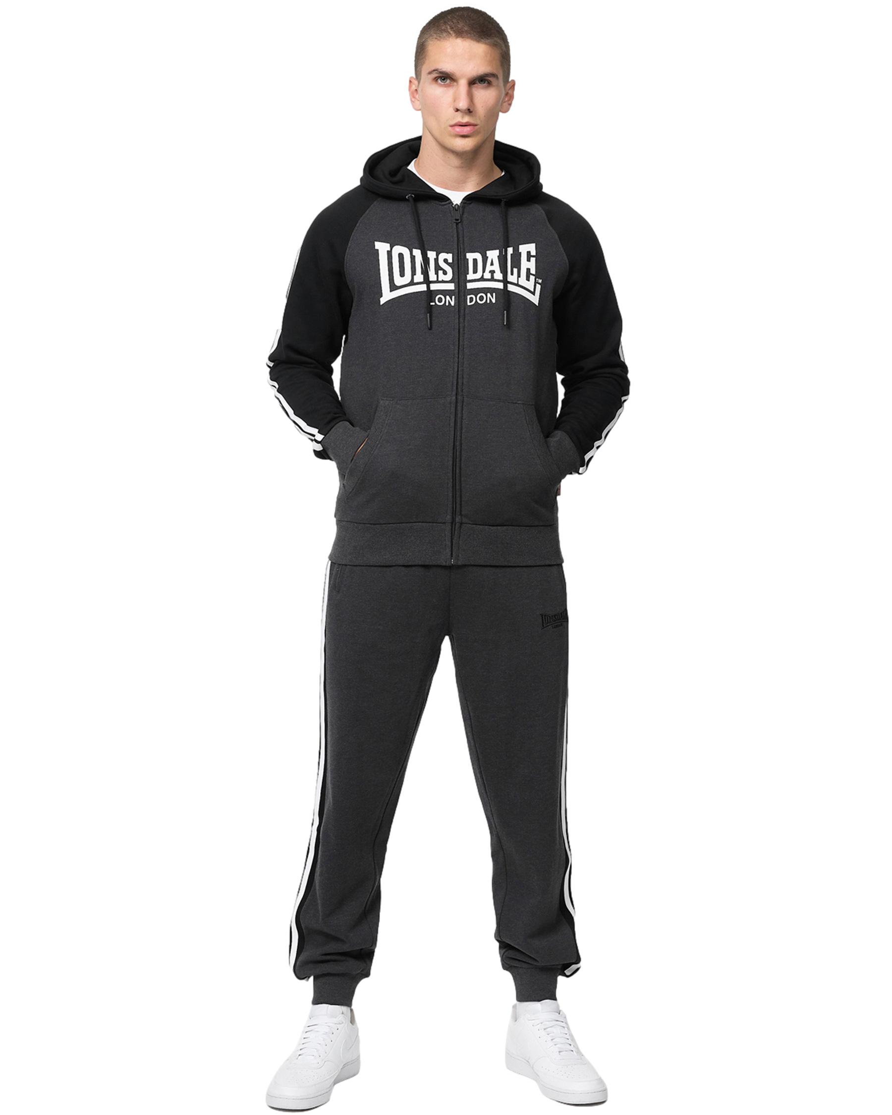Lonsdale hooded zipper sweatshirt Glentruan
